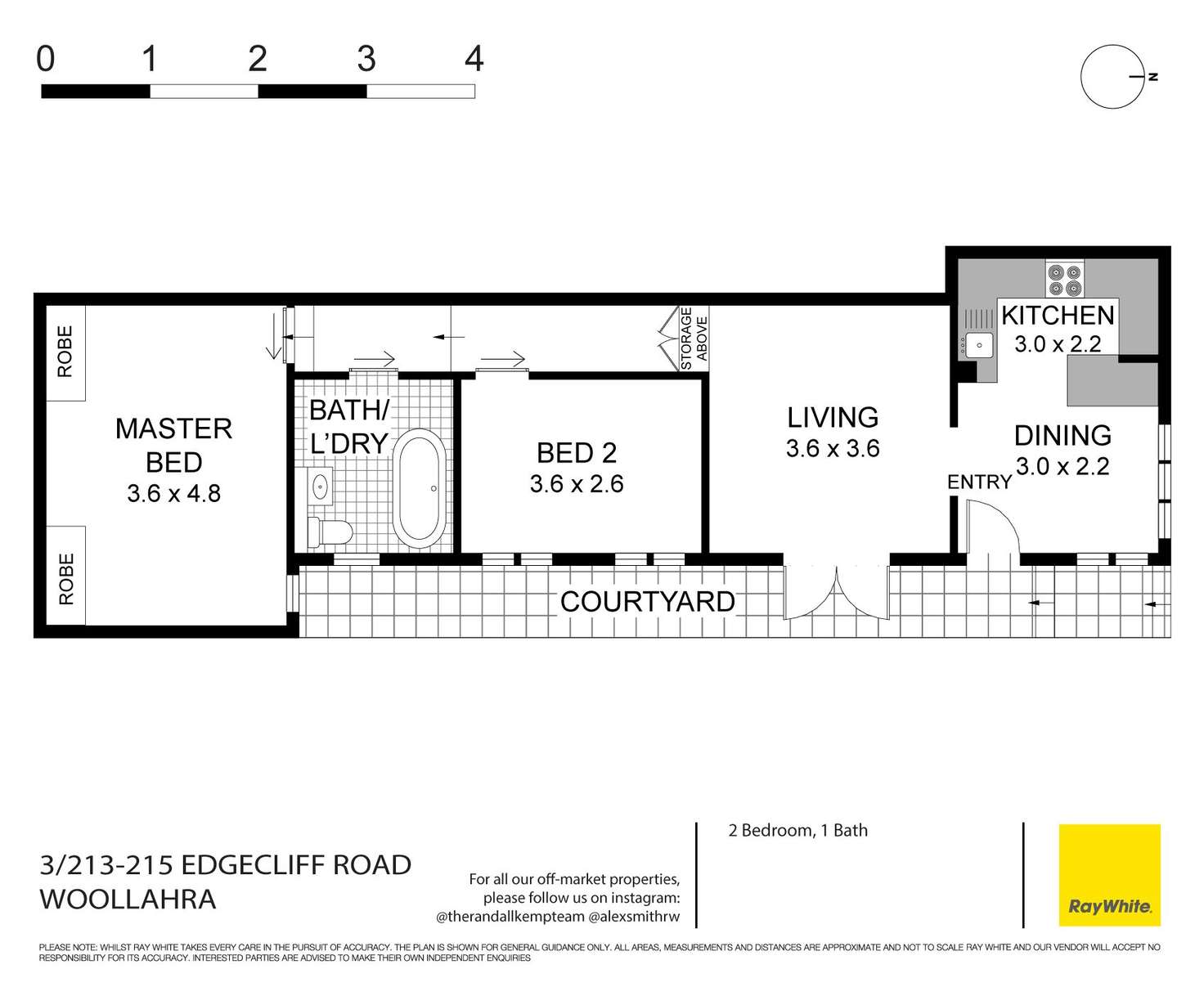 Floorplan of Homely apartment listing, 3/213-215 Edgecliff Road (Access Via Chester Lane), Woollahra NSW 2025