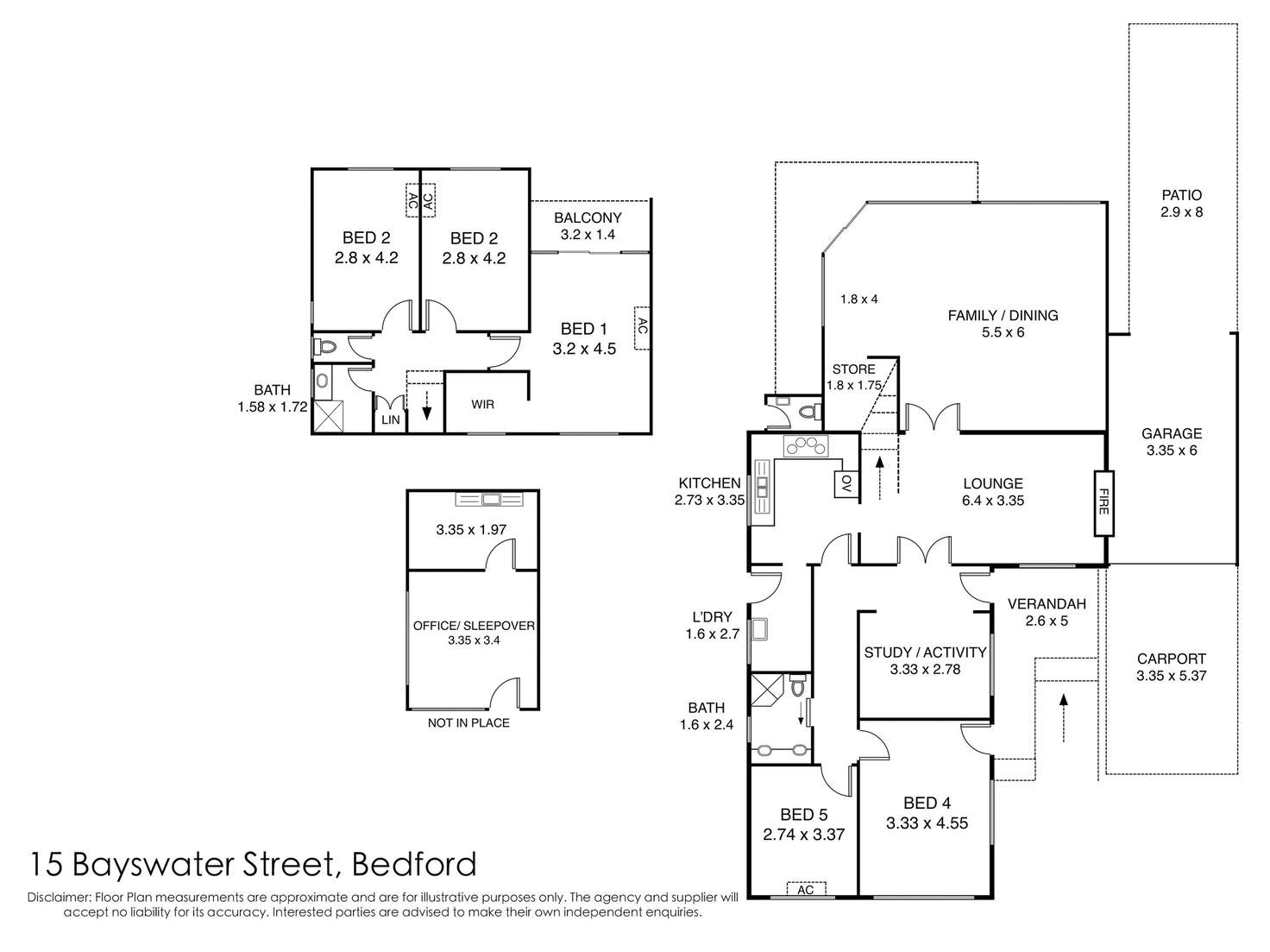 Floorplan of Homely house listing, 15 Bayswater Street, Bedford WA 6052