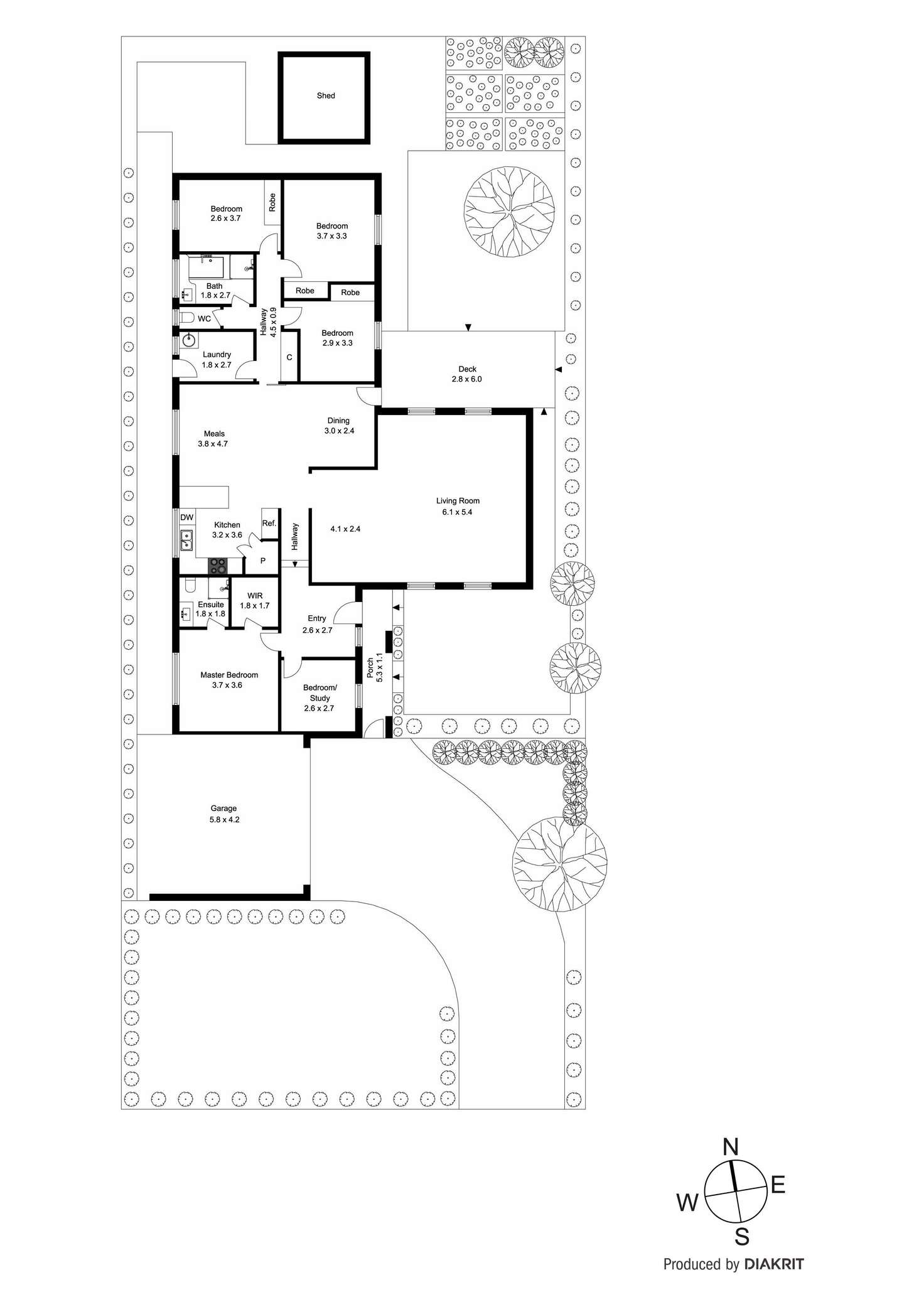 Floorplan of Homely house listing, 837 Waverley Road, Glen Waverley VIC 3150