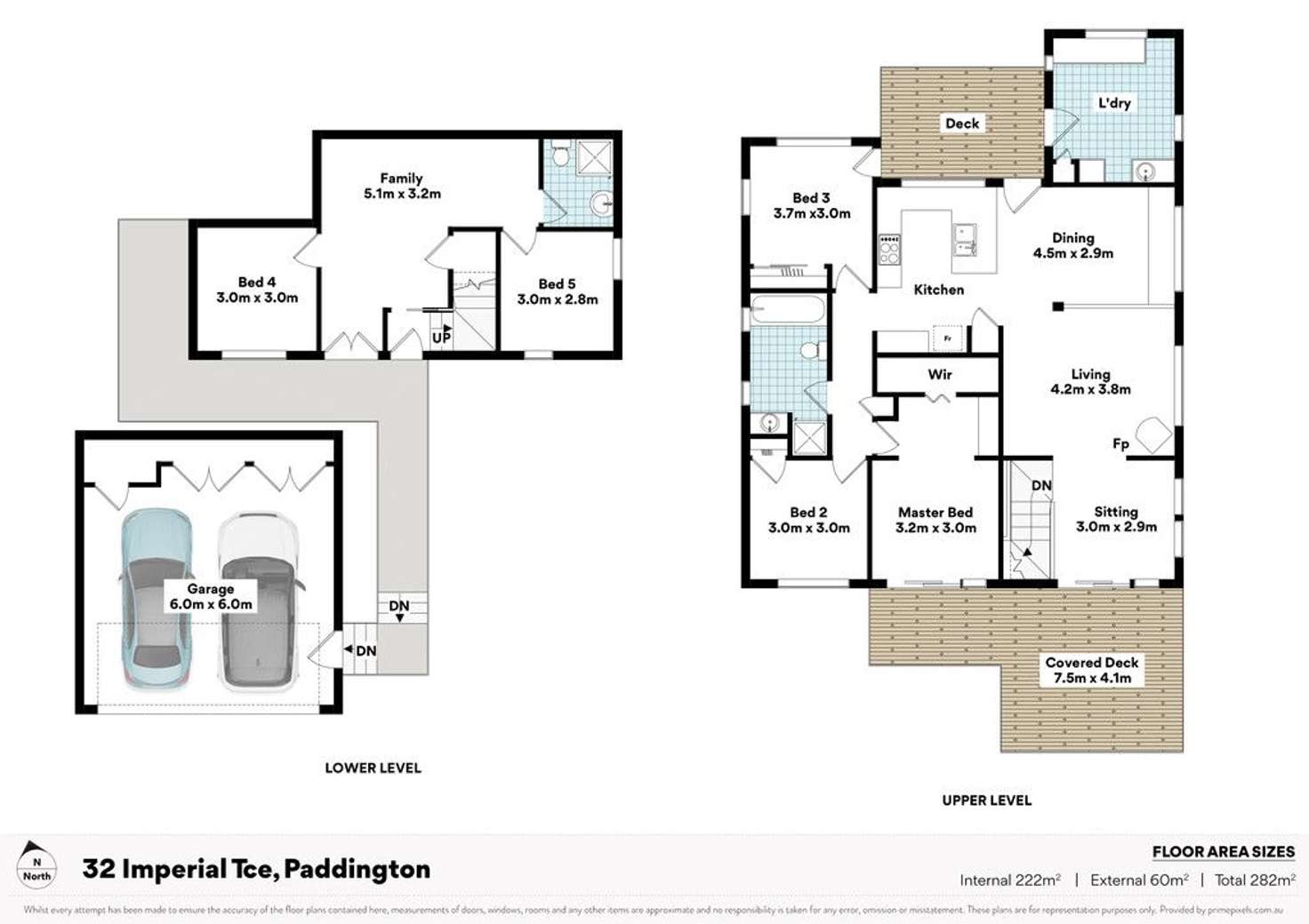 Floorplan of Homely house listing, 32 Imperial Terrace, Paddington QLD 4064