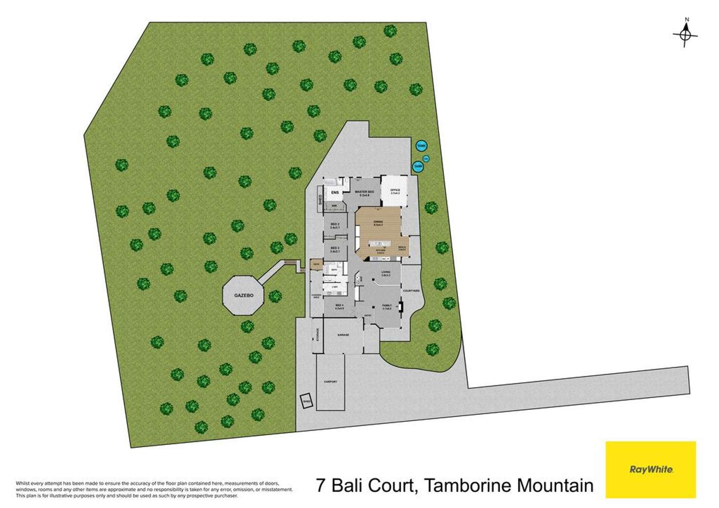 Floorplan of Homely house listing, 7 Bali Court, Tamborine Mountain QLD 4272