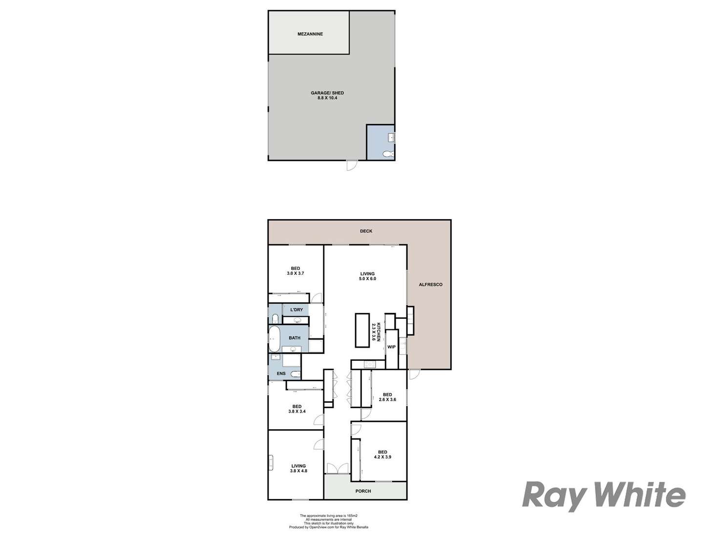 Floorplan of Homely house listing, 11 Benalla Street, Benalla VIC 3672