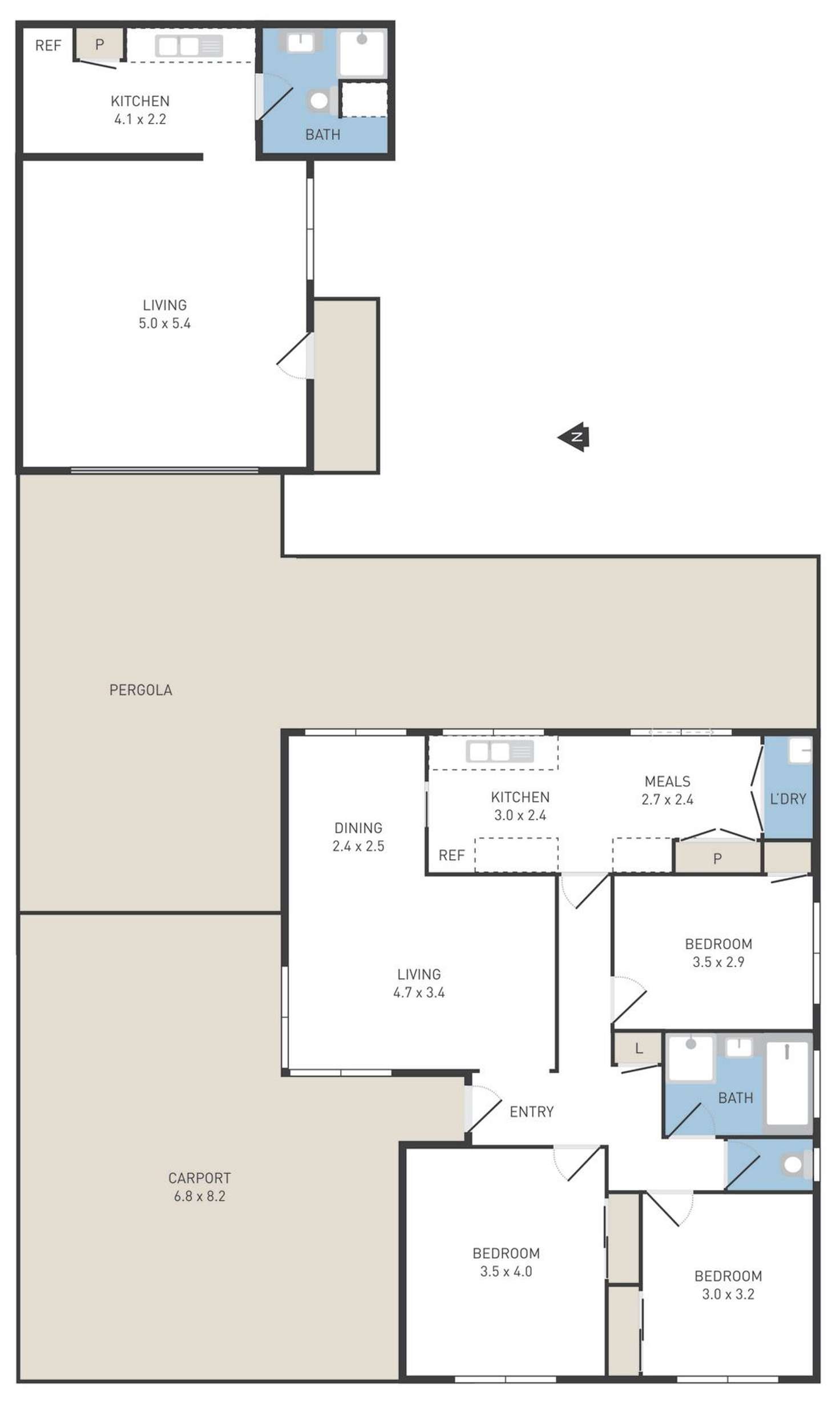 Floorplan of Homely house listing, 39 Marne Avenue, Wyndham Vale VIC 3024