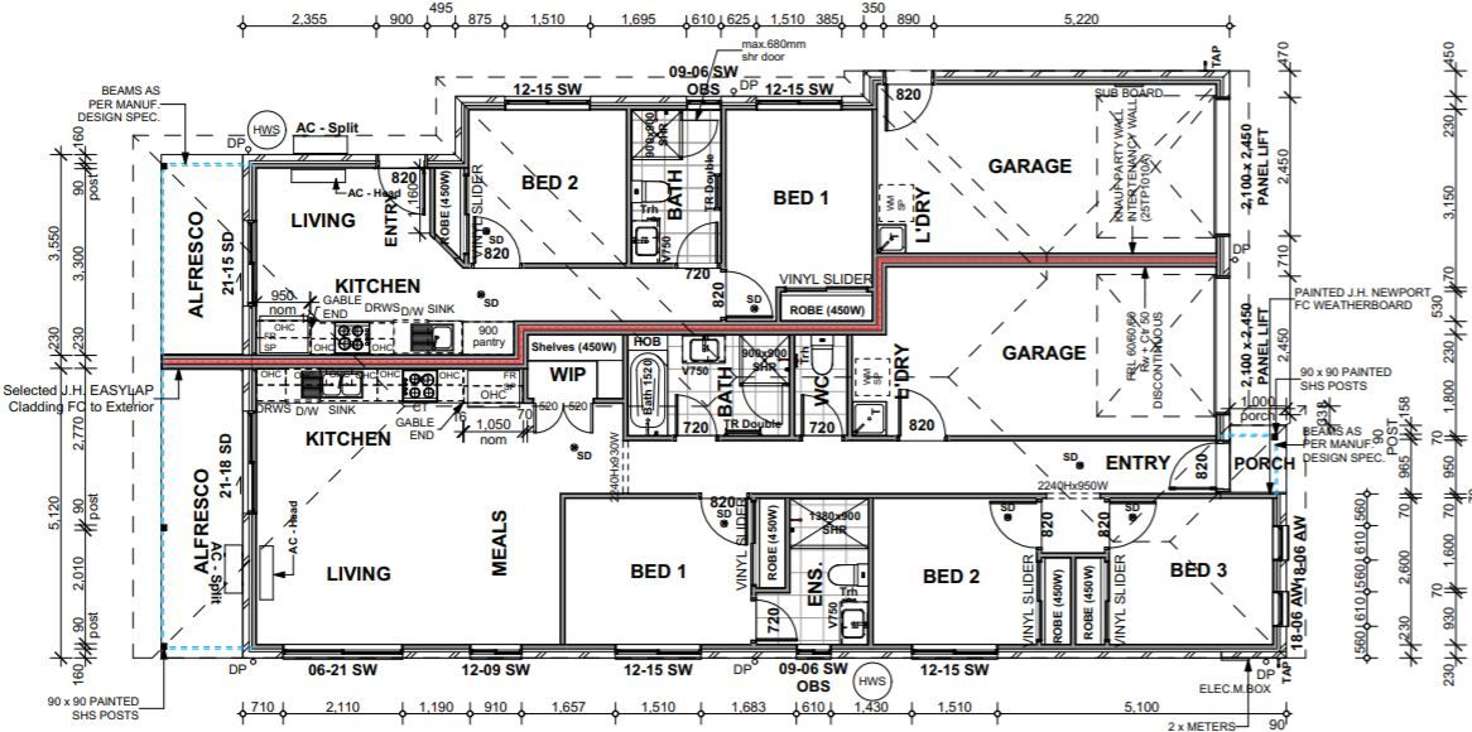 Floorplan of Homely semiDetached listing, 2/145 Regatta Circuit, Burpengary QLD 4505