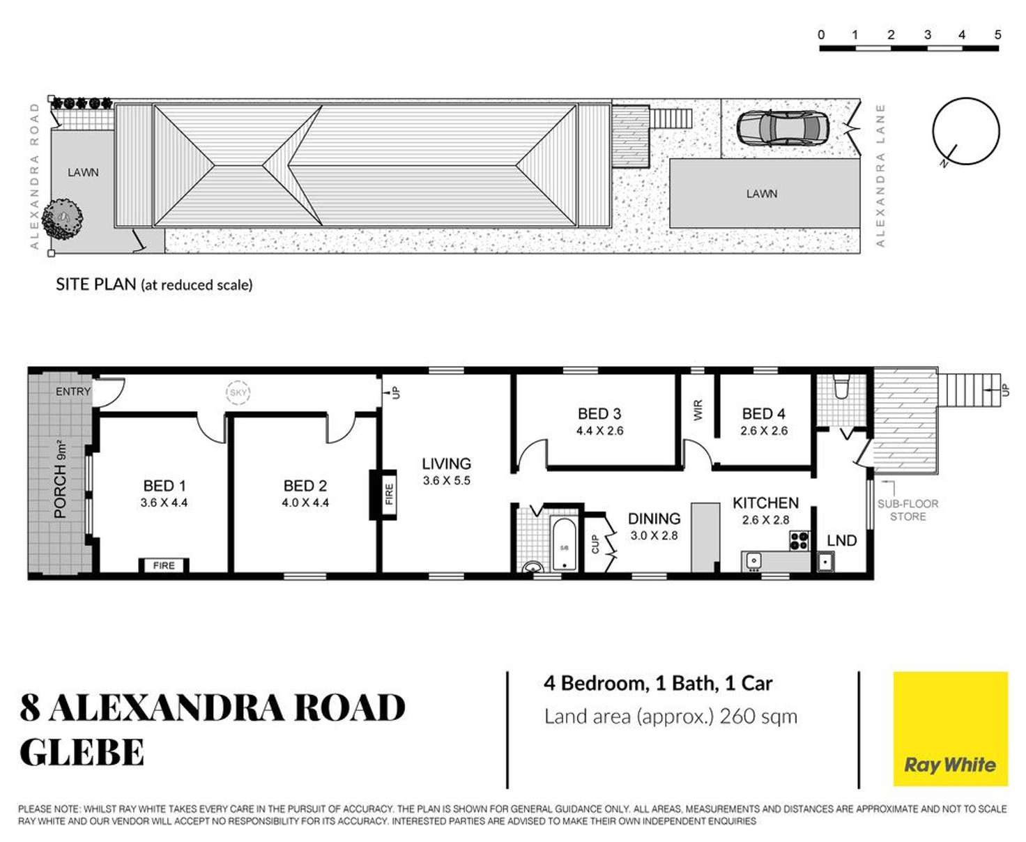 Floorplan of Homely house listing, 8 Alexandra Road, Glebe NSW 2037