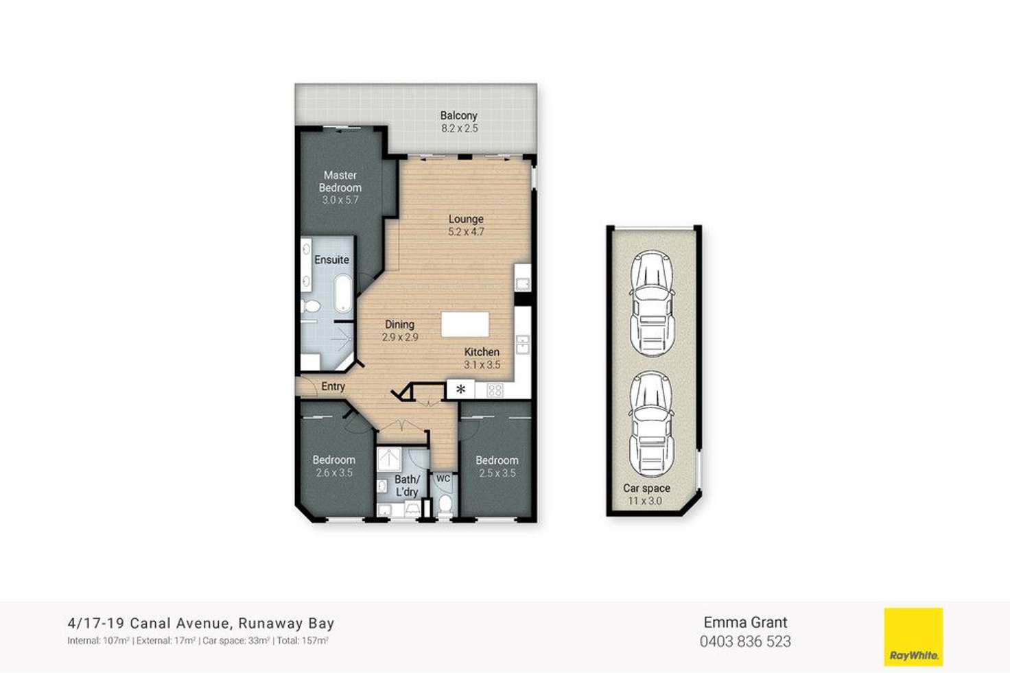 Floorplan of Homely unit listing, 4/17-19 Canal Avenue, Runaway Bay QLD 4216