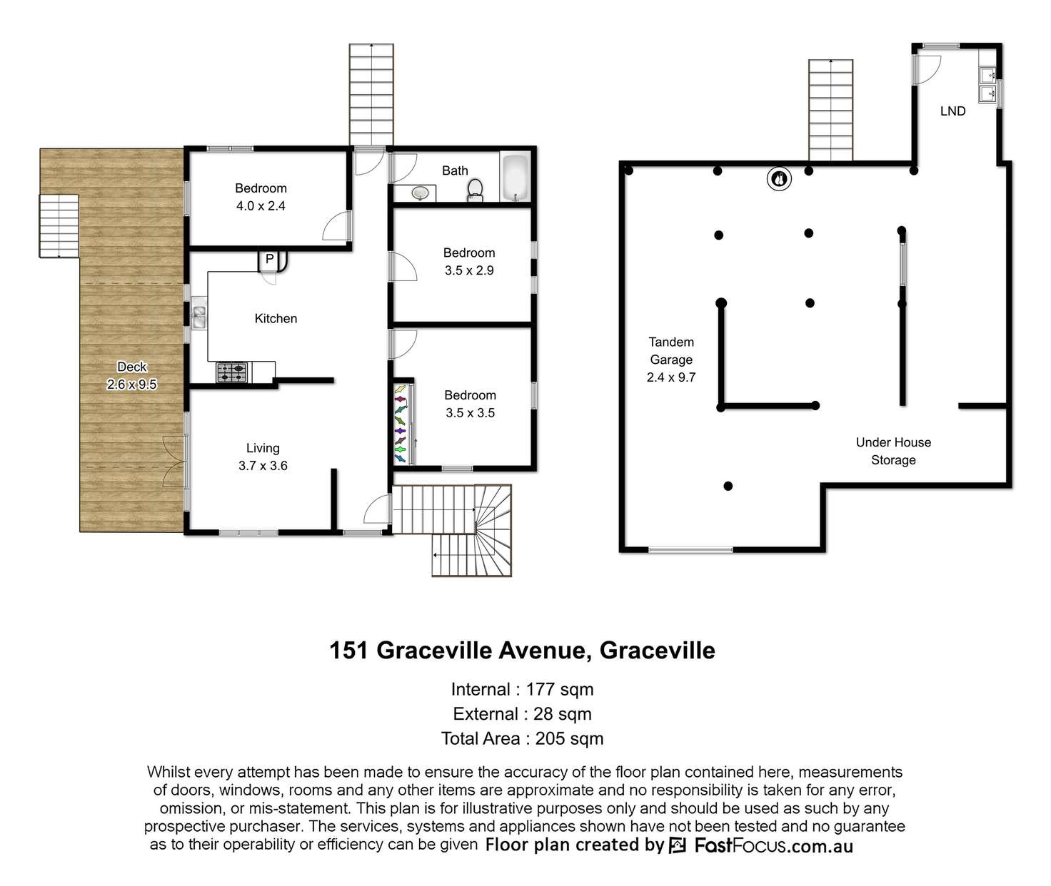 Floorplan of Homely house listing, 151 Graceville Avenue, Graceville QLD 4075