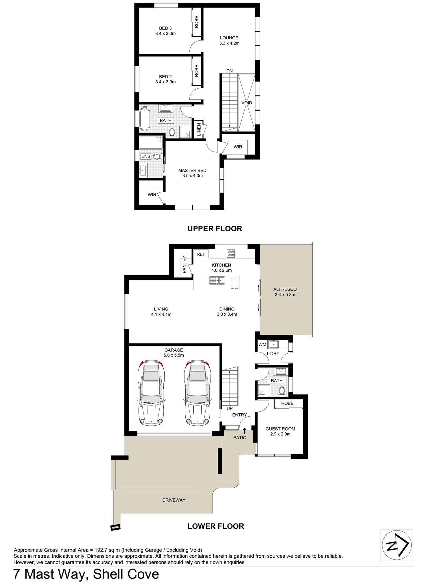 Floorplan of Homely house listing, 7 Mast Way, Shell Cove NSW 2529
