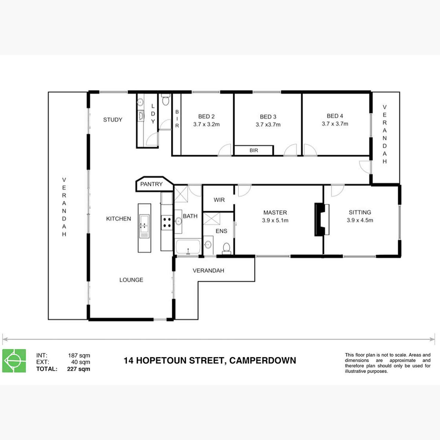 Floorplan of Homely house listing, 14 Hopetoun Street, Camperdown VIC 3260