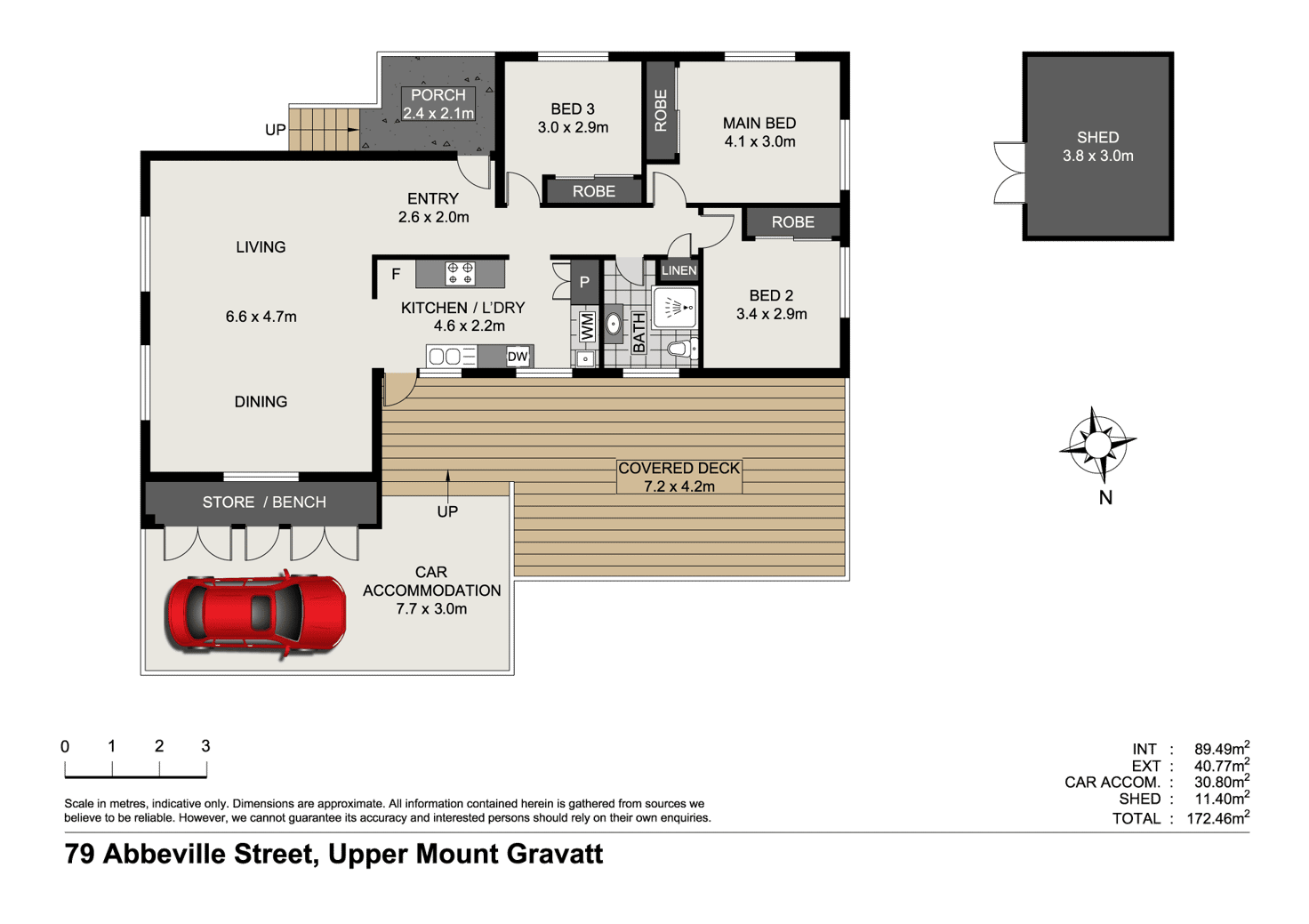 Floorplan of Homely house listing, 79 Abbeville Street, Upper Mount Gravatt QLD 4122