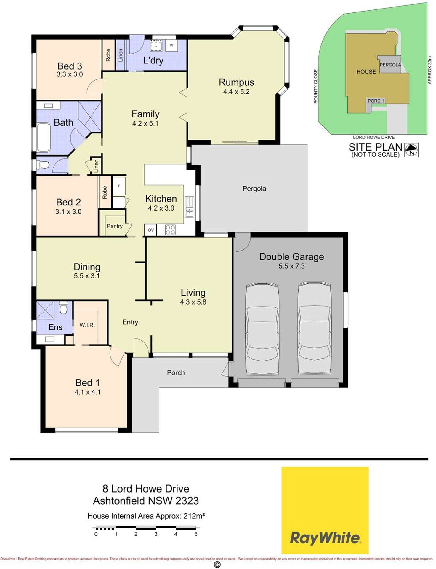 Floorplan of Homely house listing, 8 Lord Howe Drive, Ashtonfield NSW 2323