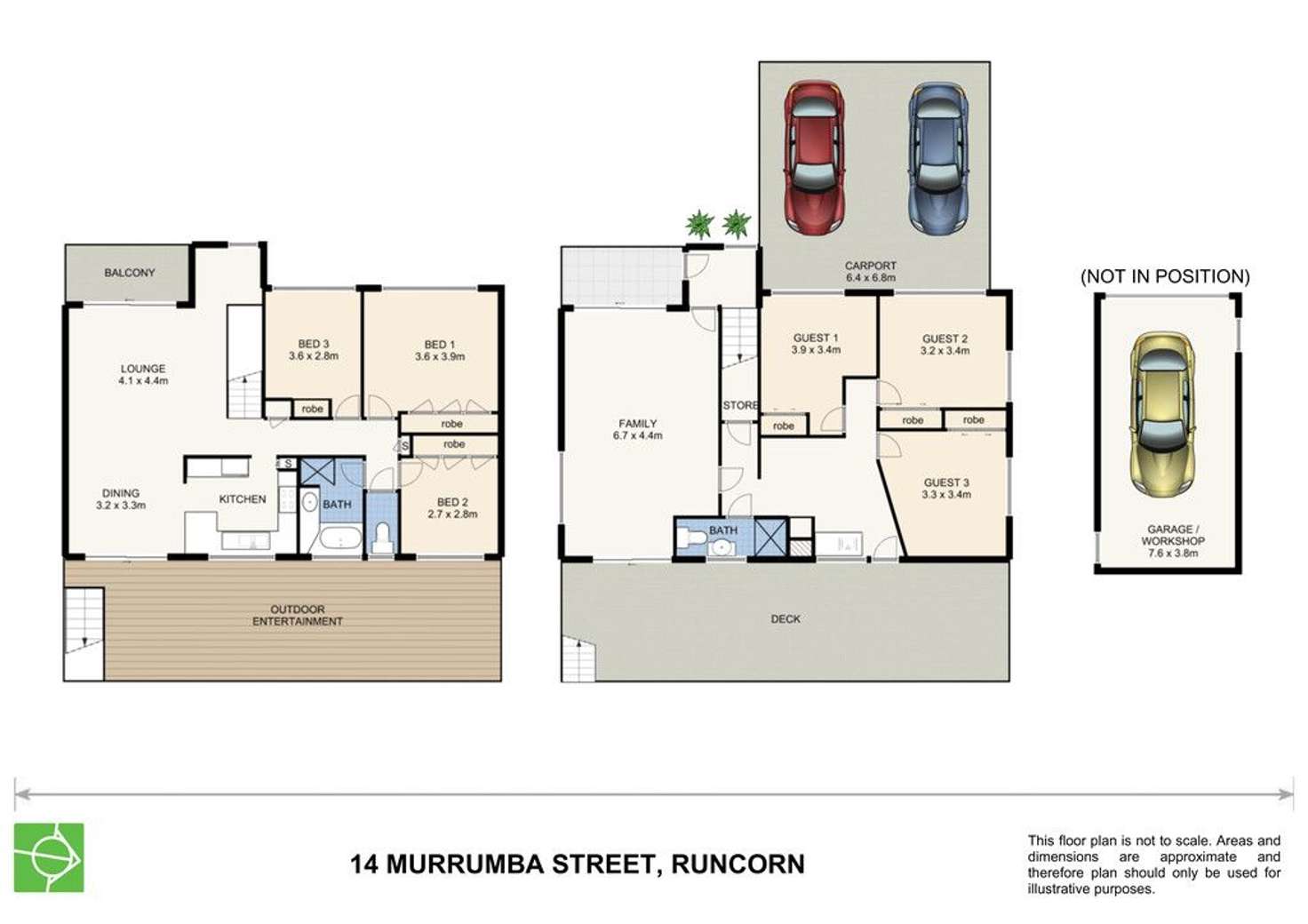 Floorplan of Homely house listing, 14 Murrumba Street, Runcorn QLD 4113