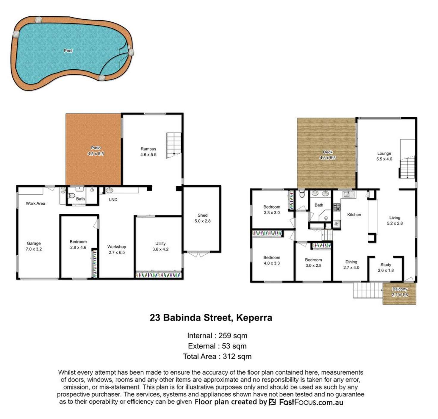 Floorplan of Homely house listing, 23 Babinda Street, Keperra QLD 4054