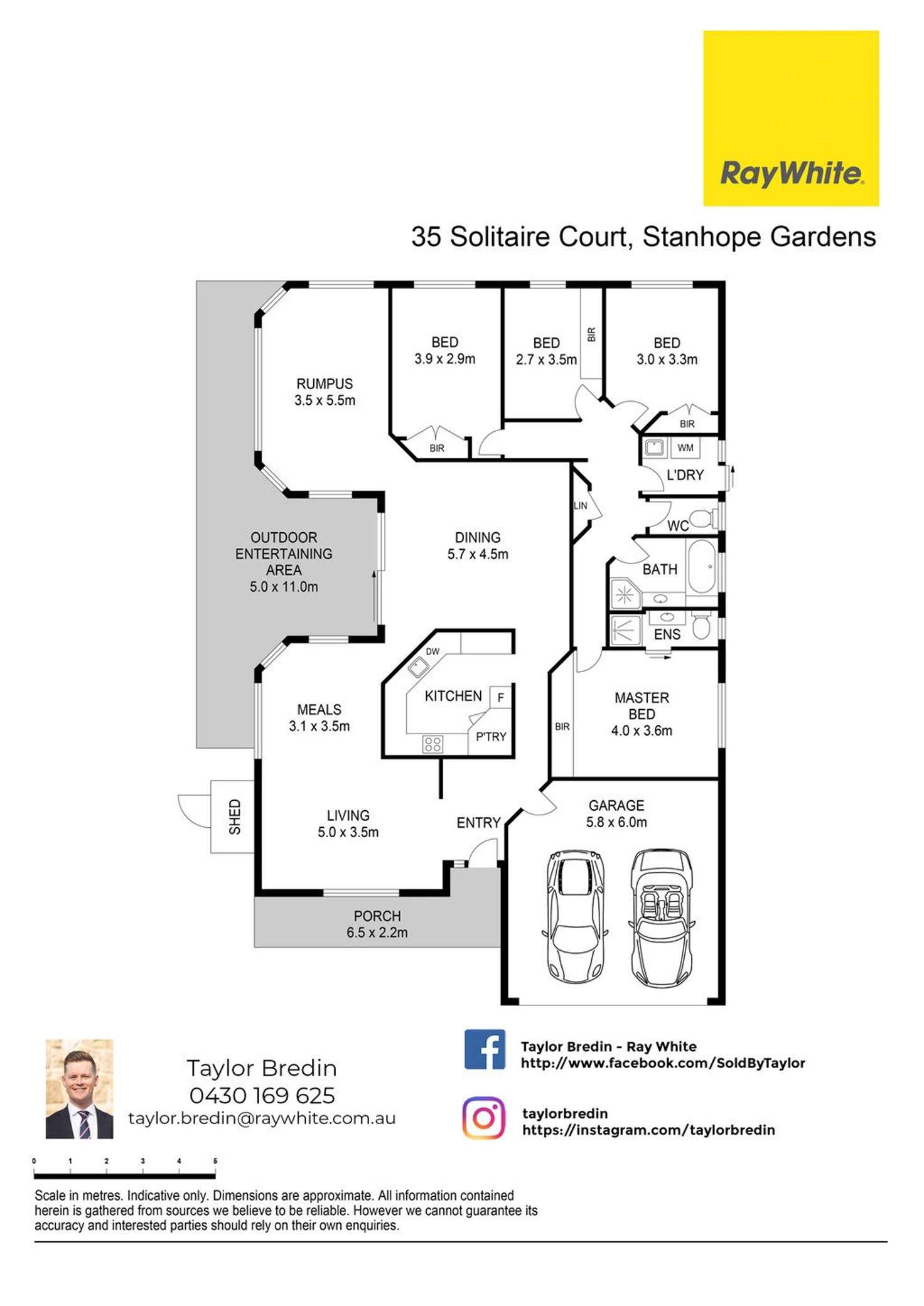 Floorplan of Homely house listing, 35 Solitaire Court, Stanhope Gardens NSW 2768