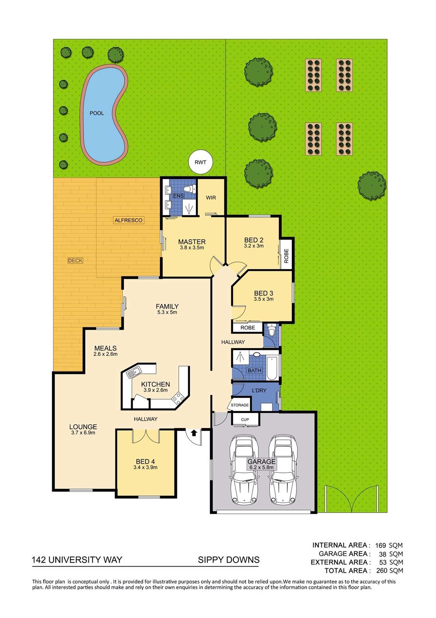 Floorplan of Homely house listing, 142 University Way, Sippy Downs QLD 4556