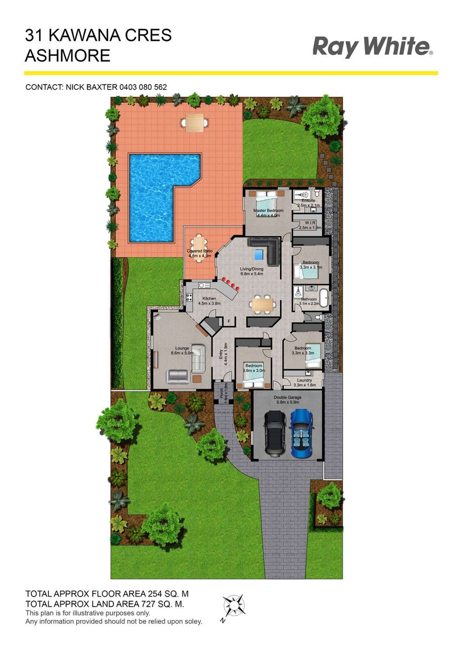 Floorplan of Homely house listing, 31 Kawana Crescent, Ashmore QLD 4214
