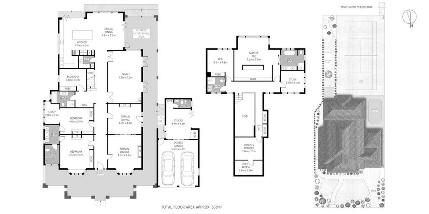 Floorplan of Homely house listing, 10 Bareena Avenue, Wahroonga NSW 2076