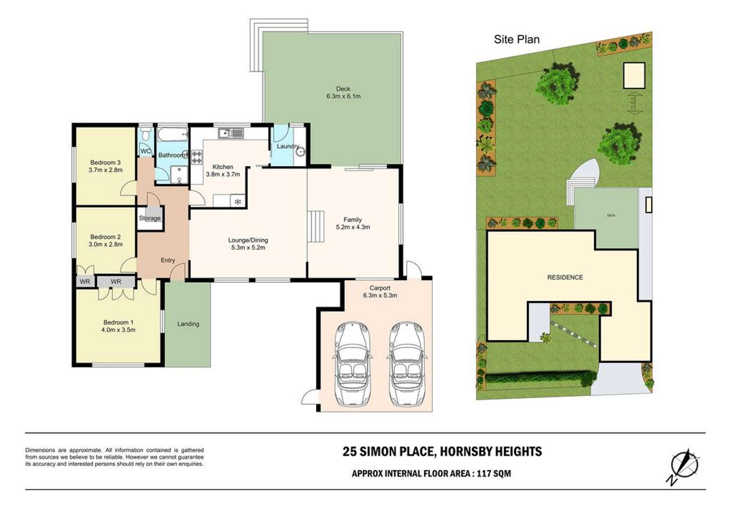 Floorplan of Homely house listing, 25 Simon Place, Hornsby Heights NSW 2077