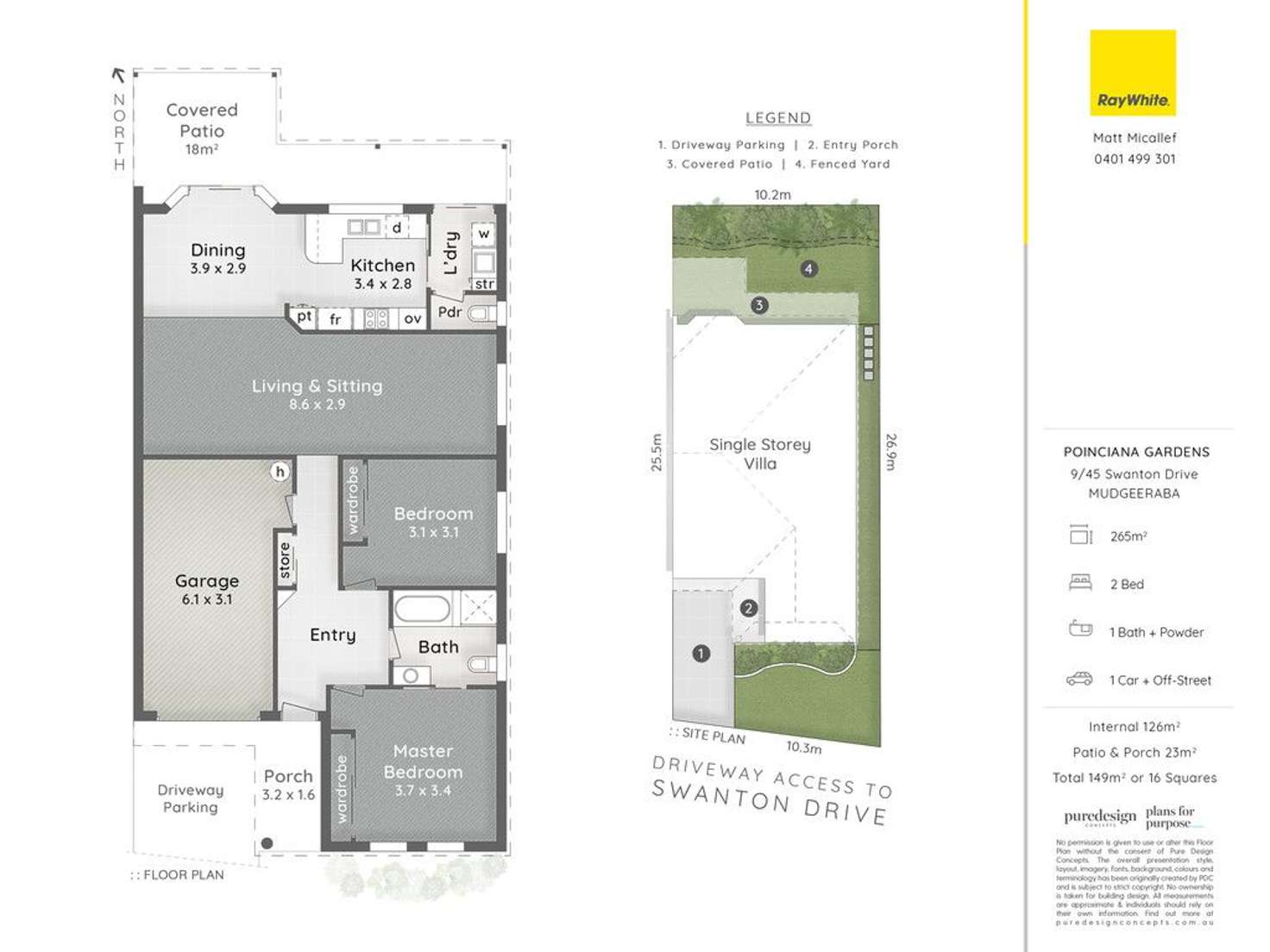 Floorplan of Homely unit listing, 9/45 Swanton Drive, Mudgeeraba QLD 4213