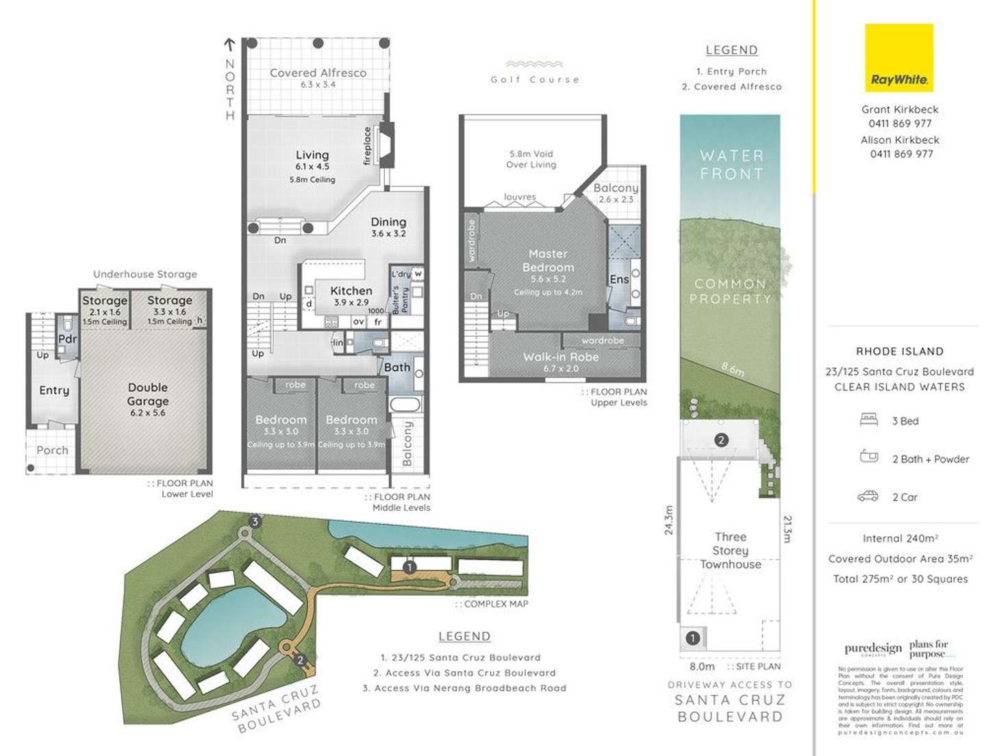 Floorplan of Homely house listing, 23/125 Santa Cruz Boulevard, Clear Island Waters QLD 4226