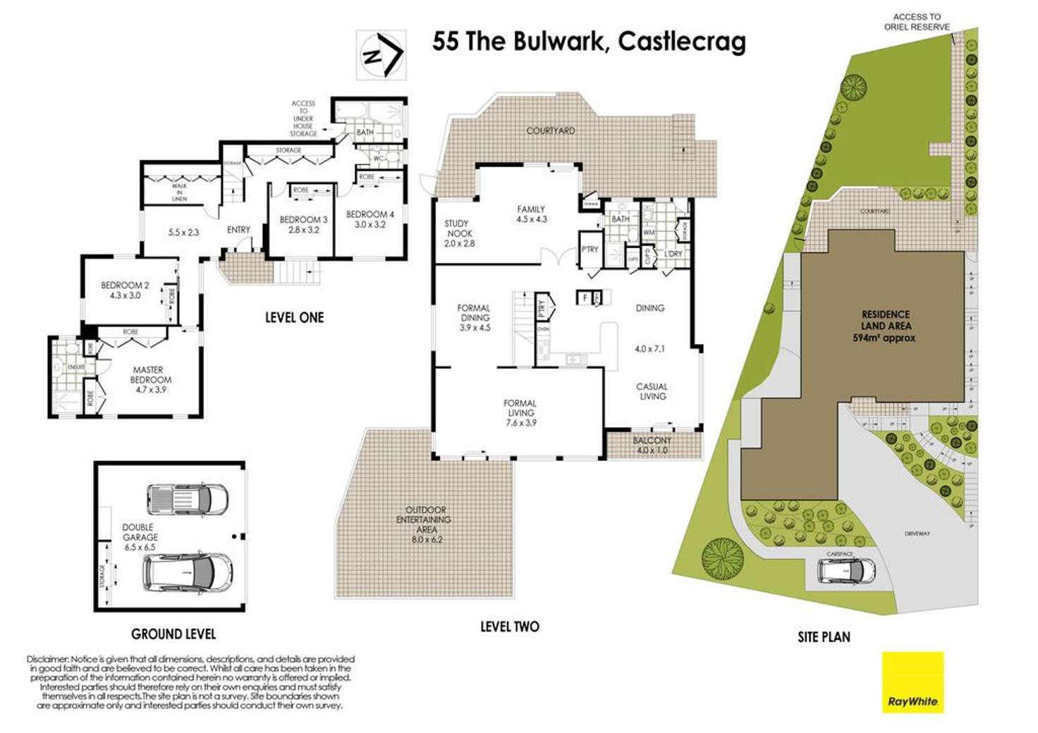 Floorplan of Homely house listing, 55 The Bulwark, Castlecrag NSW 2068