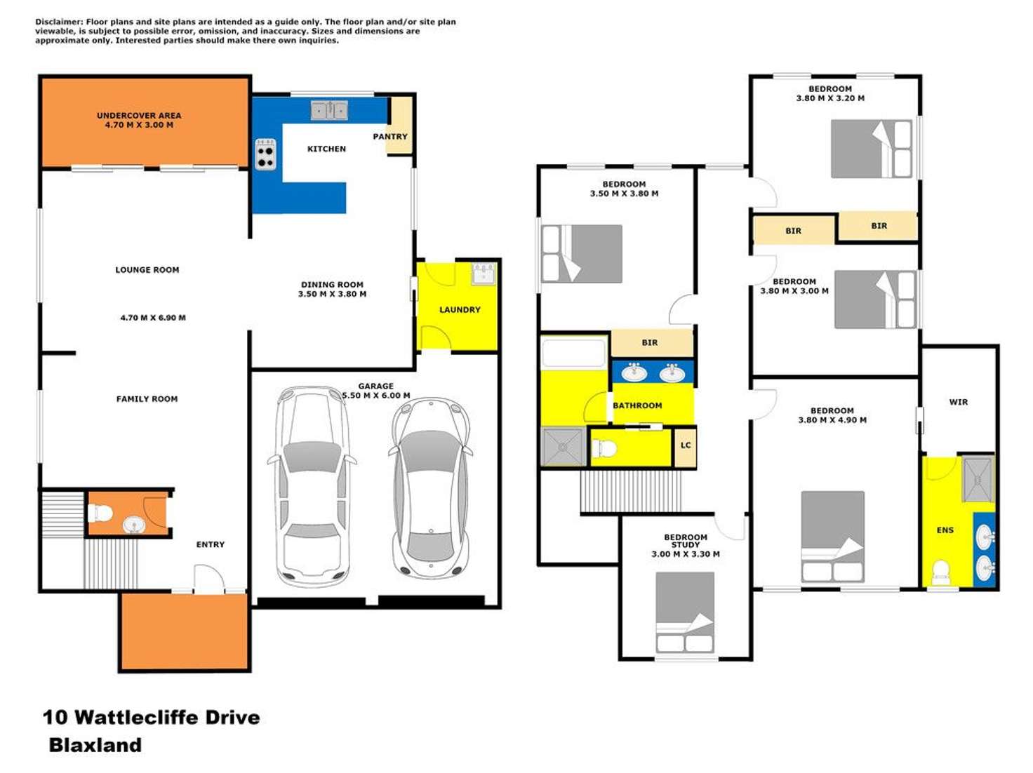 Floorplan of Homely house listing, 10 Wattlecliffe Drive, Blaxland NSW 2774