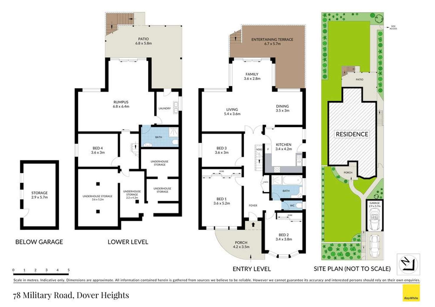 Floorplan of Homely house listing, 78 Military Road, Dover Heights NSW 2030