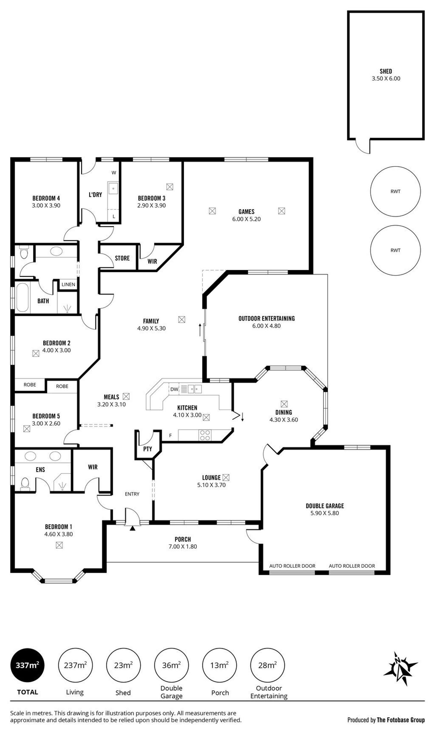 Floorplan of Homely house listing, 11 Garwood Avenue, Strathalbyn SA 5255