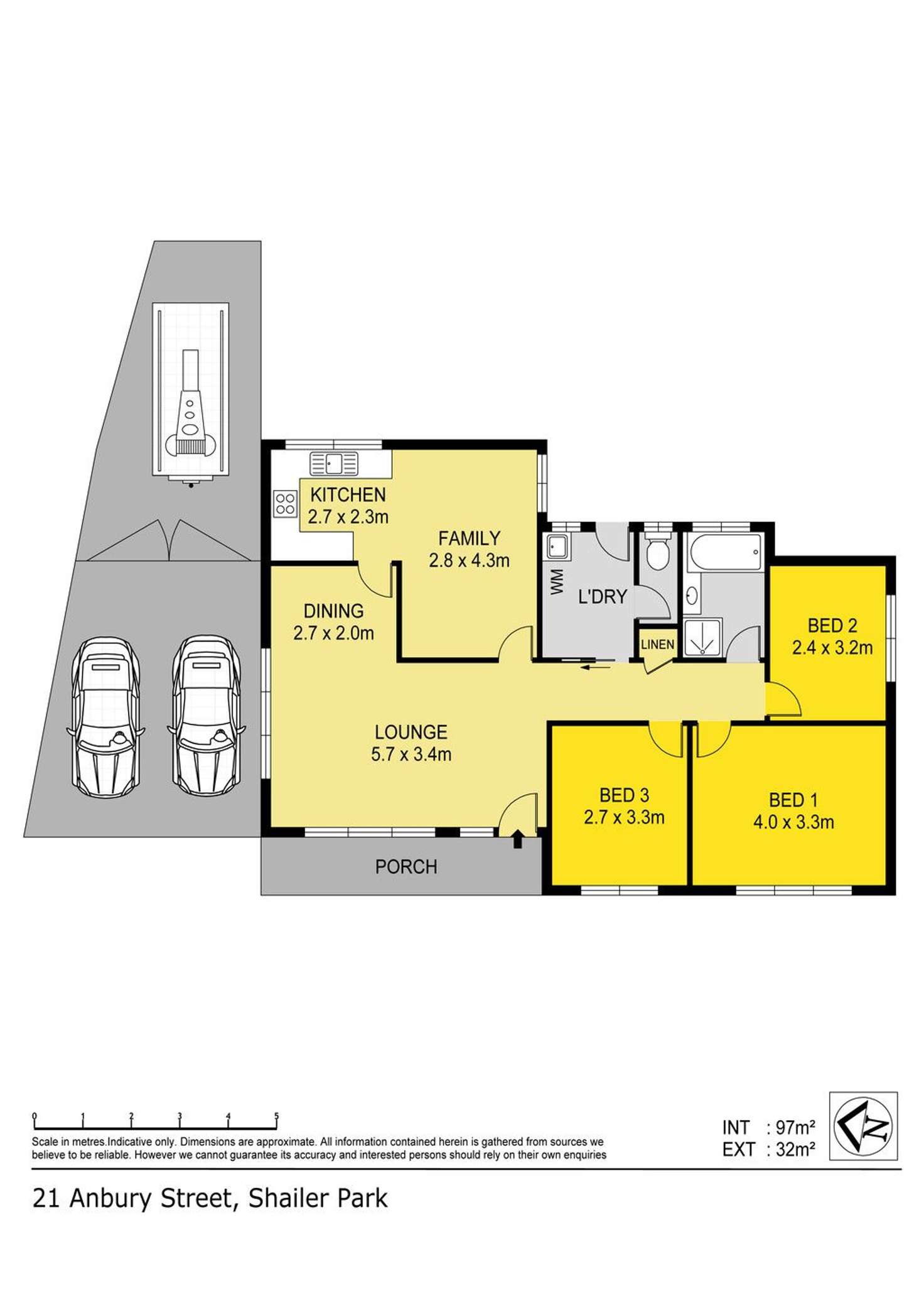 Floorplan of Homely house listing, 21 Anbury Street, Shailer Park QLD 4128