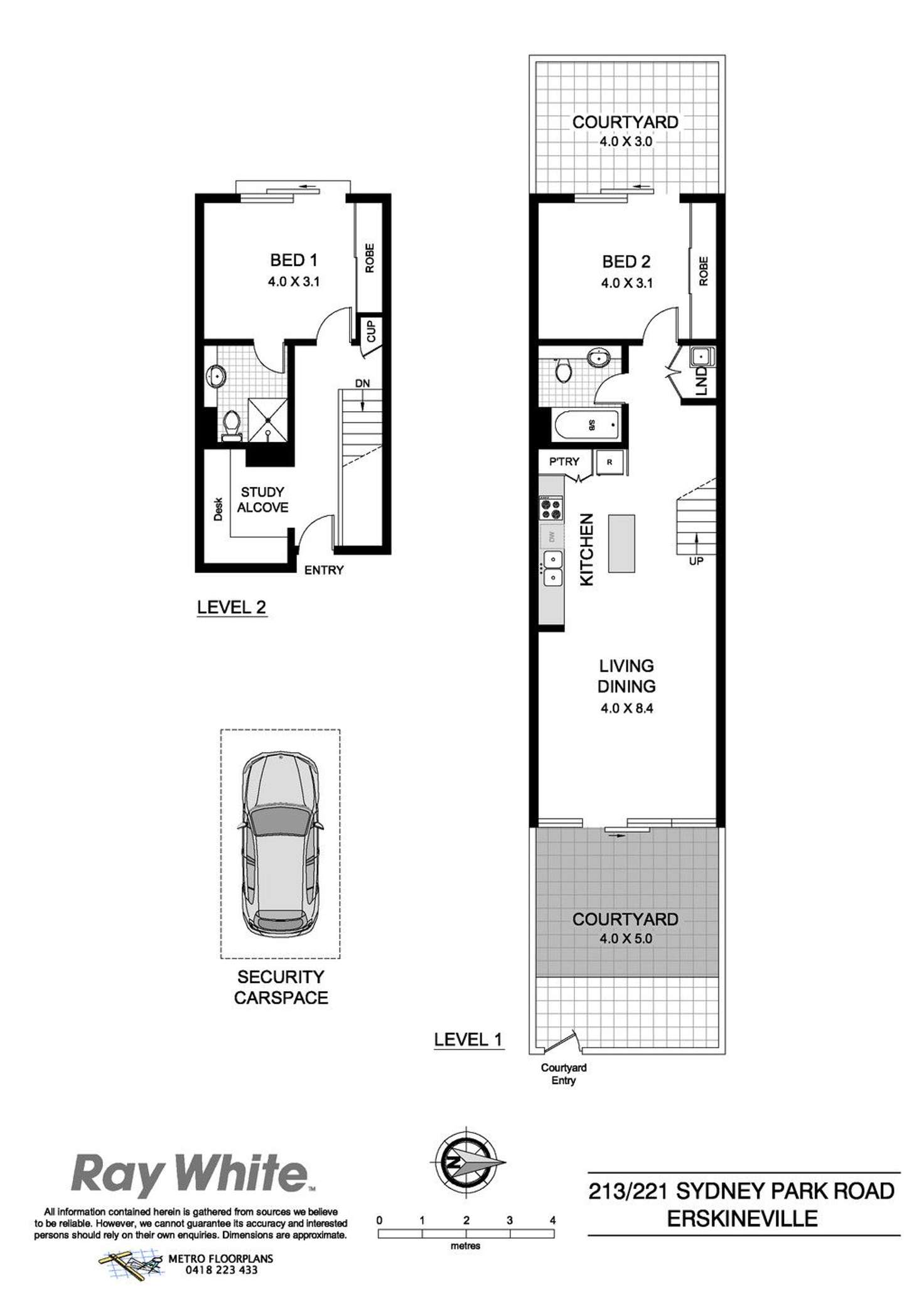 Floorplan of Homely apartment listing, 213/221 Sydney Park Road, Erskineville NSW 2043