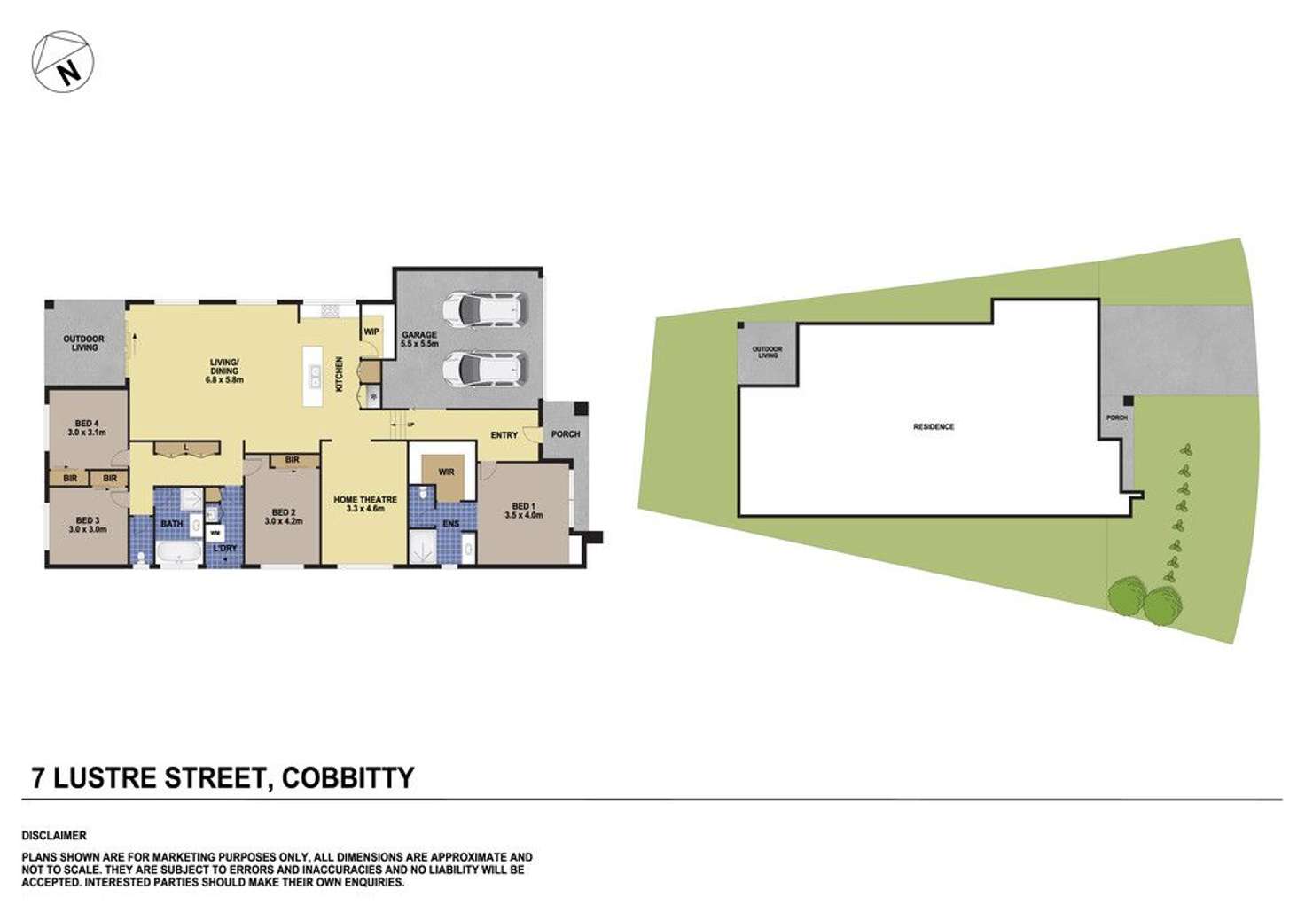 Floorplan of Homely house listing, 7 Lustre Street, Cobbitty NSW 2570