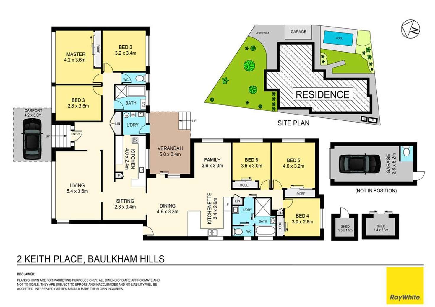 Floorplan of Homely house listing, 2 Keith Place, Baulkham Hills NSW 2153