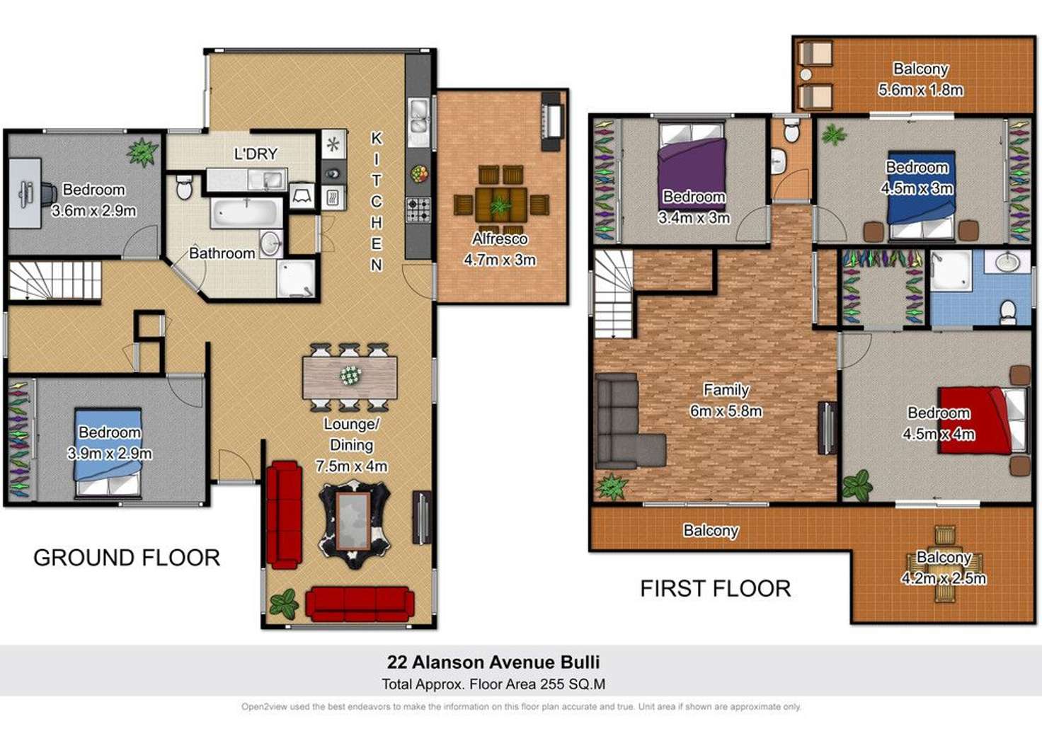 Floorplan of Homely house listing, 22 Alanson Avenue, Bulli NSW 2516