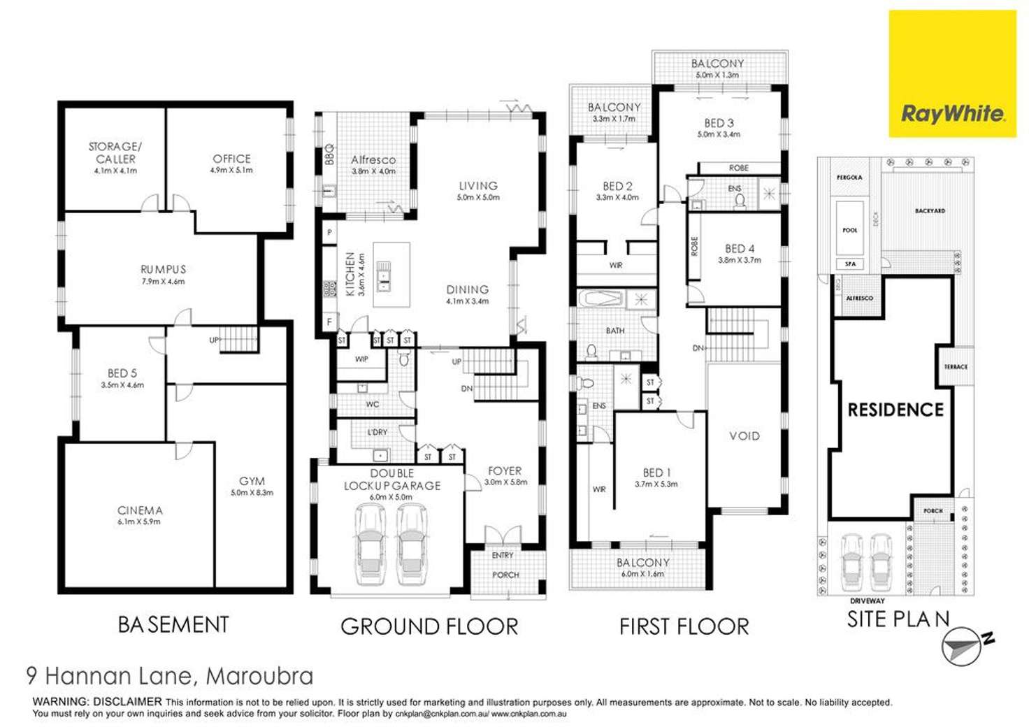 Floorplan of Homely house listing, 9 Hannan Lane, Maroubra NSW 2035