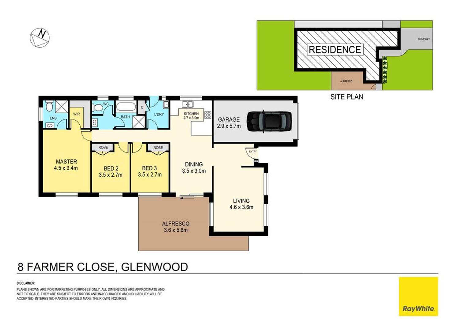 Floorplan of Homely house listing, 8 Farmer Close, Glenwood NSW 2768