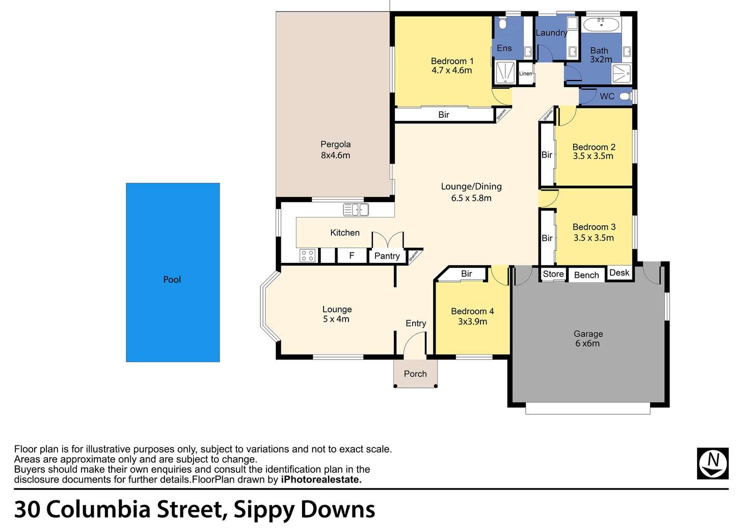 Floorplan of Homely house listing, 30 Columbia Street, Sippy Downs QLD 4556