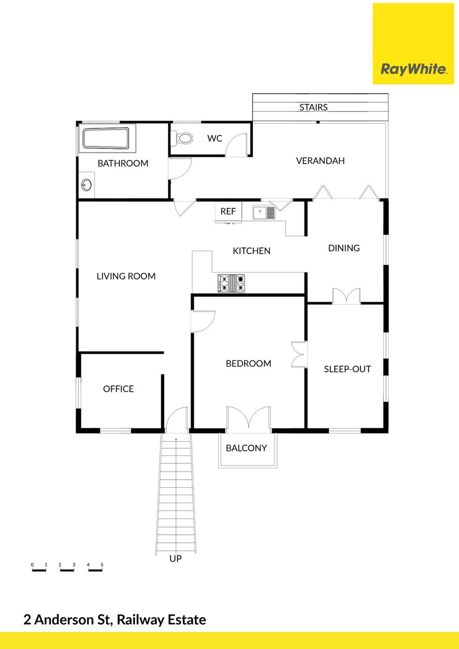 Floorplan of Homely house listing, 2 Anderson Street, Railway Estate QLD 4810