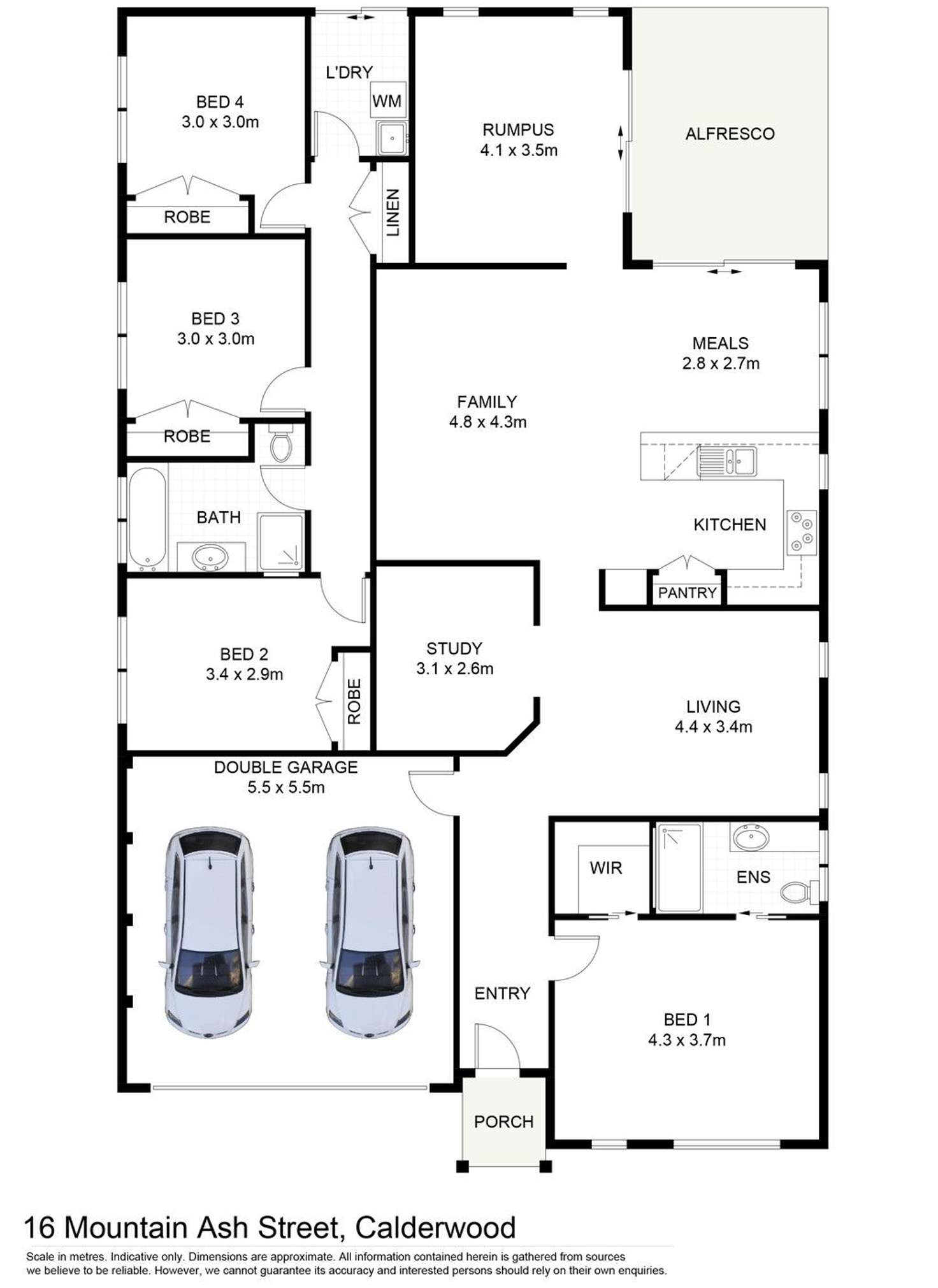 Floorplan of Homely house listing, 16 Mountain Ash Street, Calderwood NSW 2527