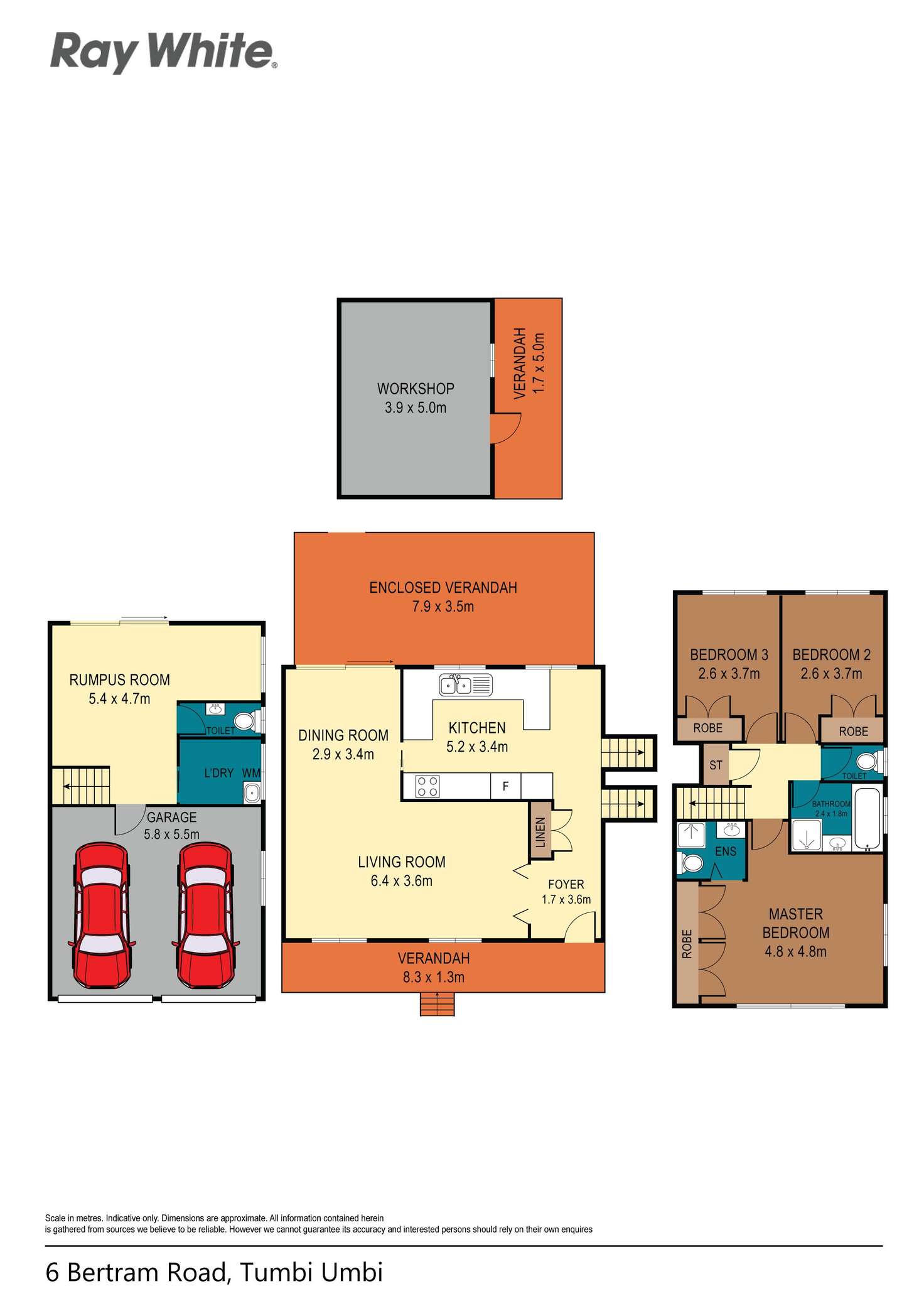 Floorplan of Homely house listing, 6 Bertram Road, Tumbi Umbi NSW 2261