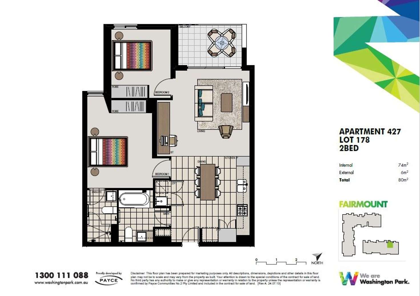 Floorplan of Homely apartment listing, 427/1 Vermont Crescent, Riverwood NSW 2210