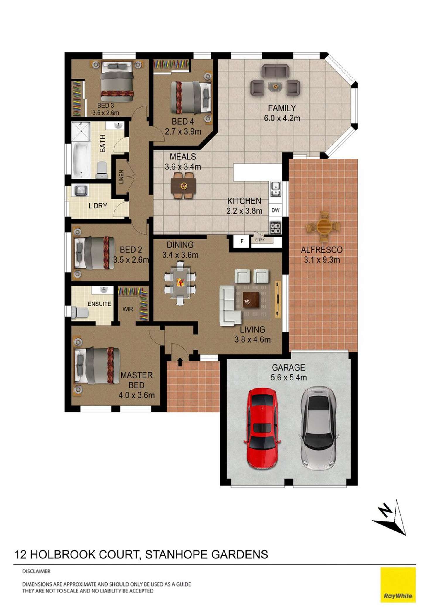 Floorplan of Homely house listing, 12 Holbrook Circuit, Stanhope Gardens NSW 2768