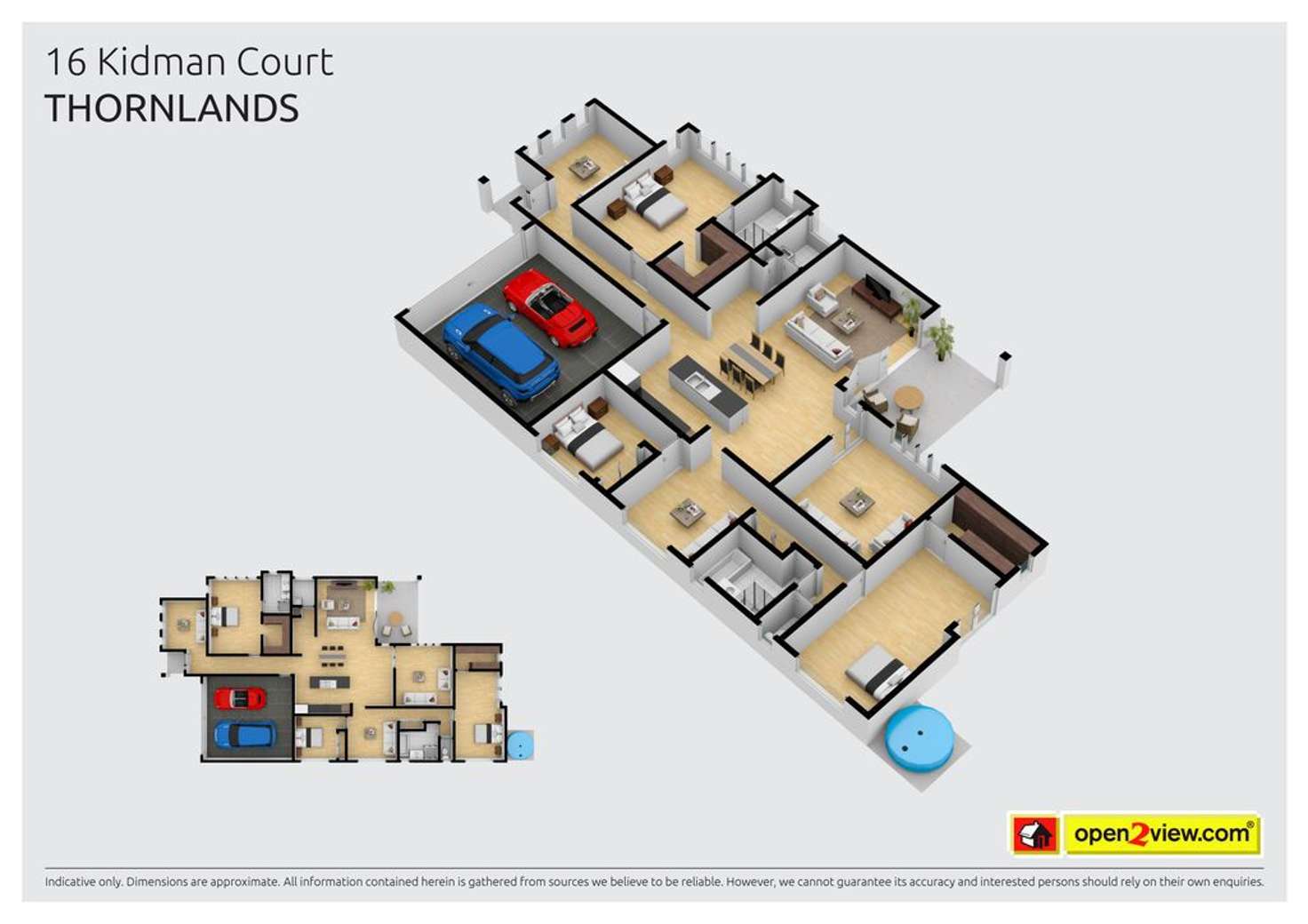 Floorplan of Homely house listing, 16 Kidman Circuit, Thornlands QLD 4164