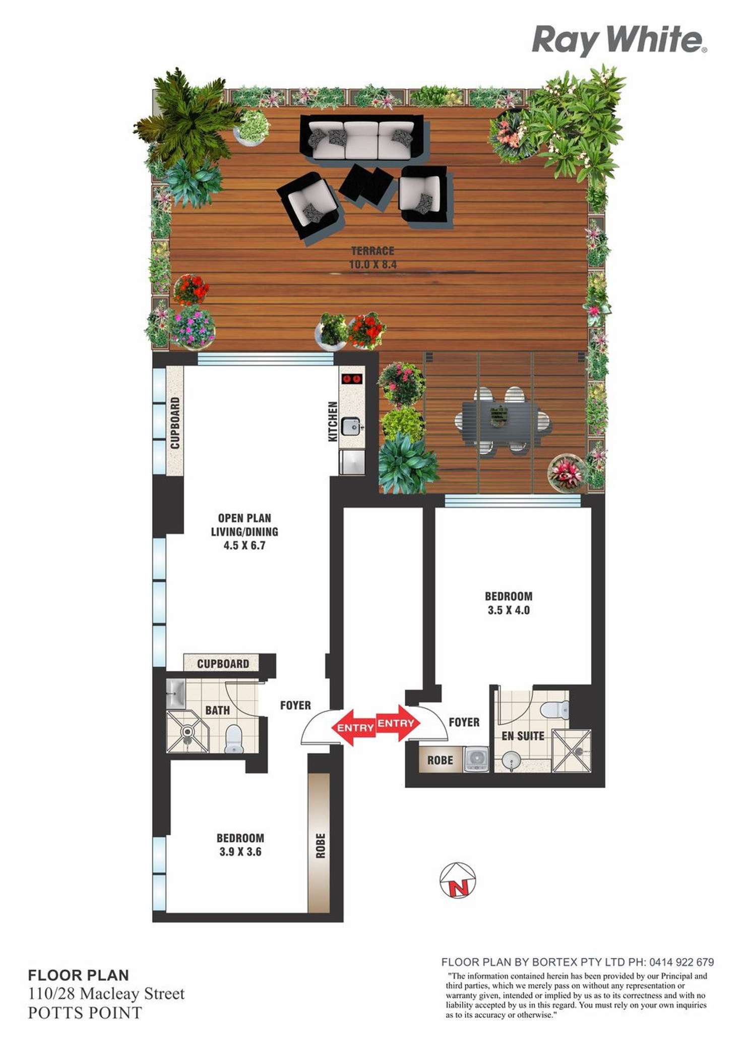 Floorplan of Homely apartment listing, 110 & 111/28 Macleay Street, Potts Point NSW 2011