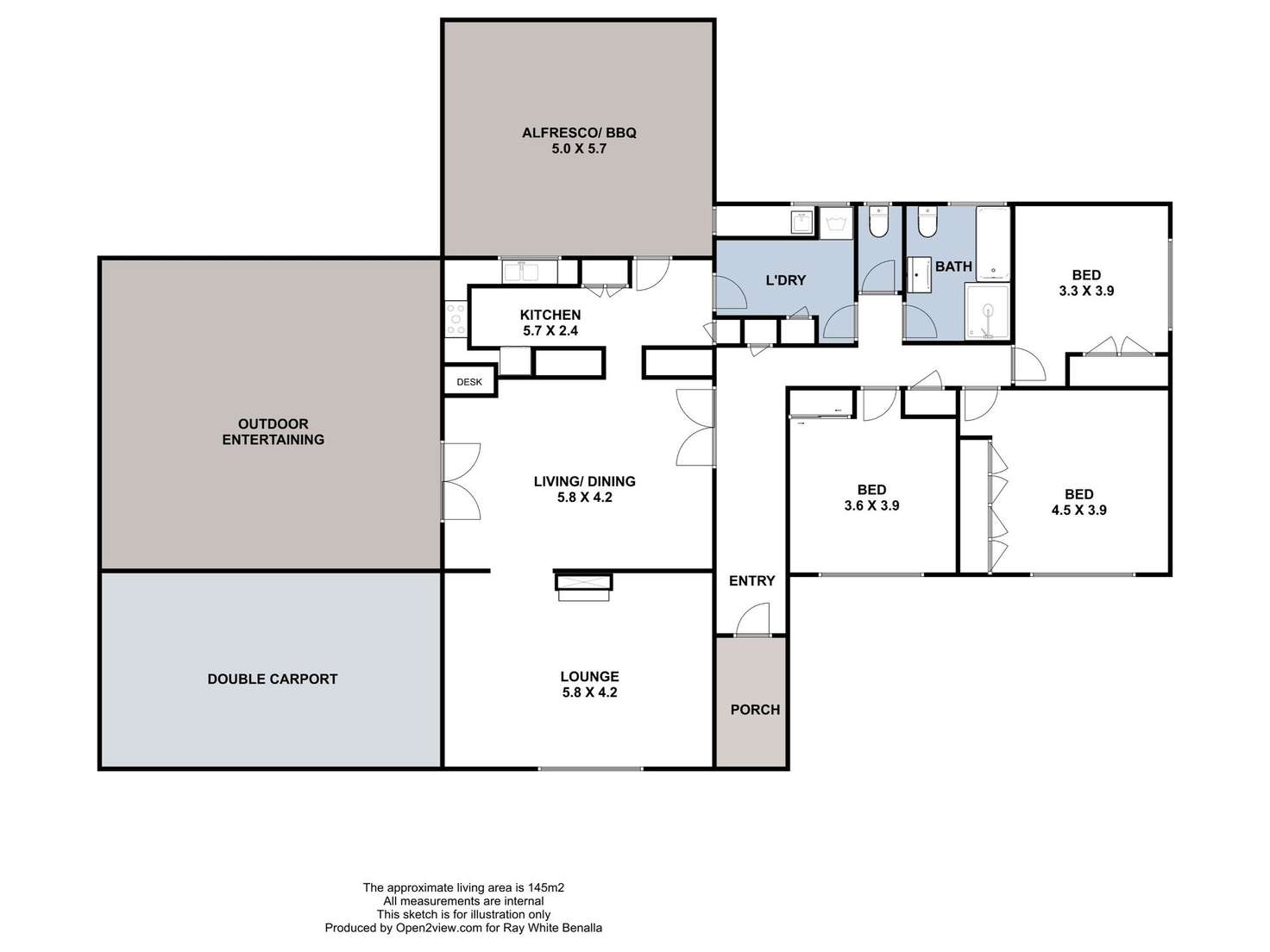 Floorplan of Homely house listing, 42 Market Street, Benalla VIC 3672