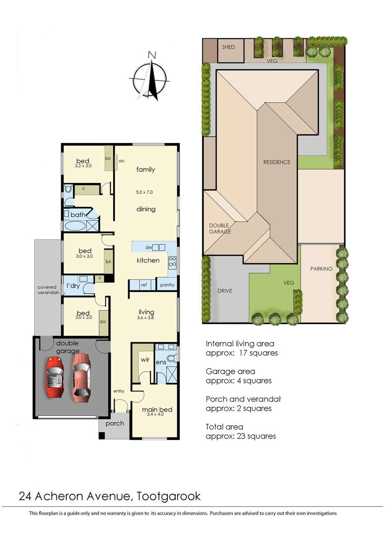 Floorplan of Homely house listing, 24 Acheron Avenue, Tootgarook VIC 3941