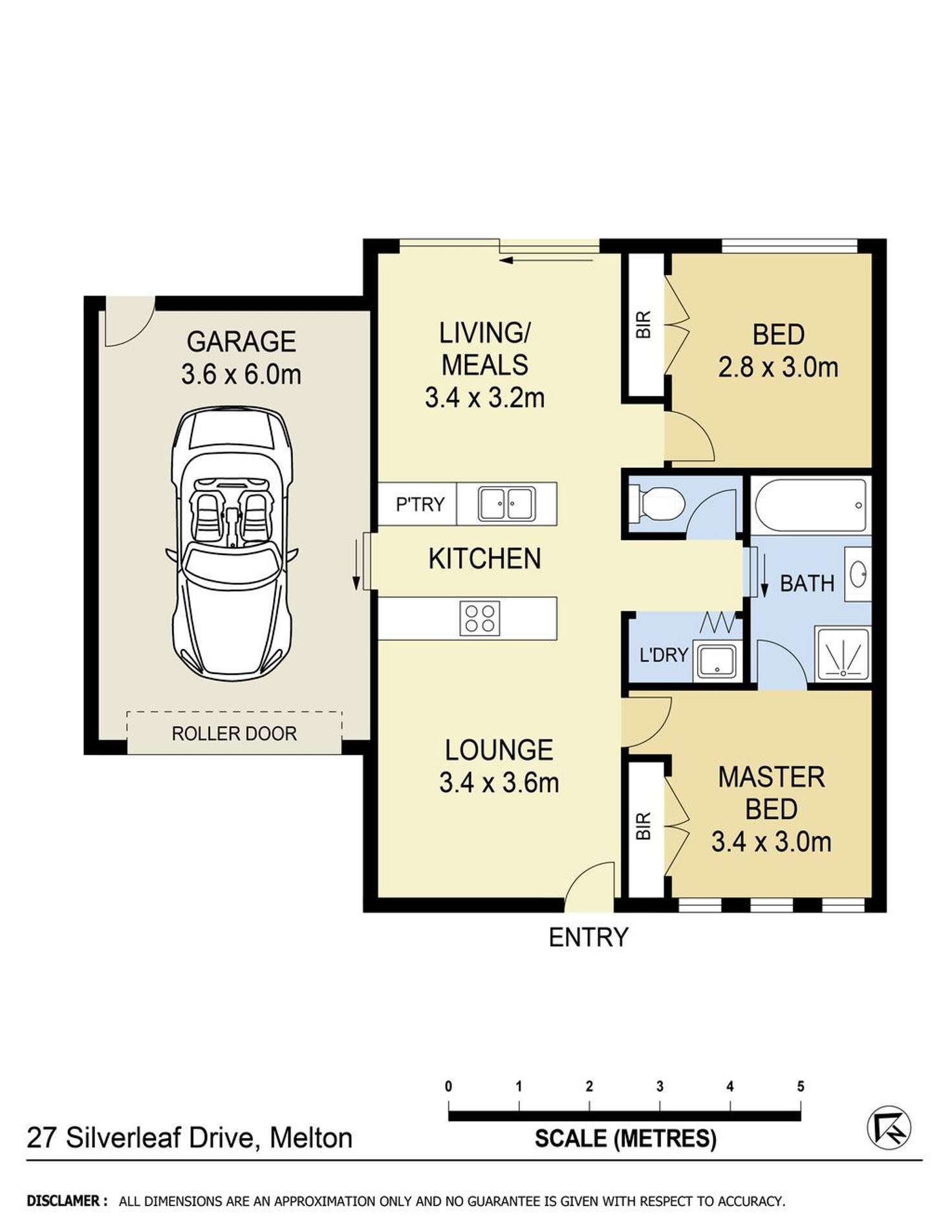 Floorplan of Homely house listing, 27 Silverleaf Drive, Melton VIC 3337