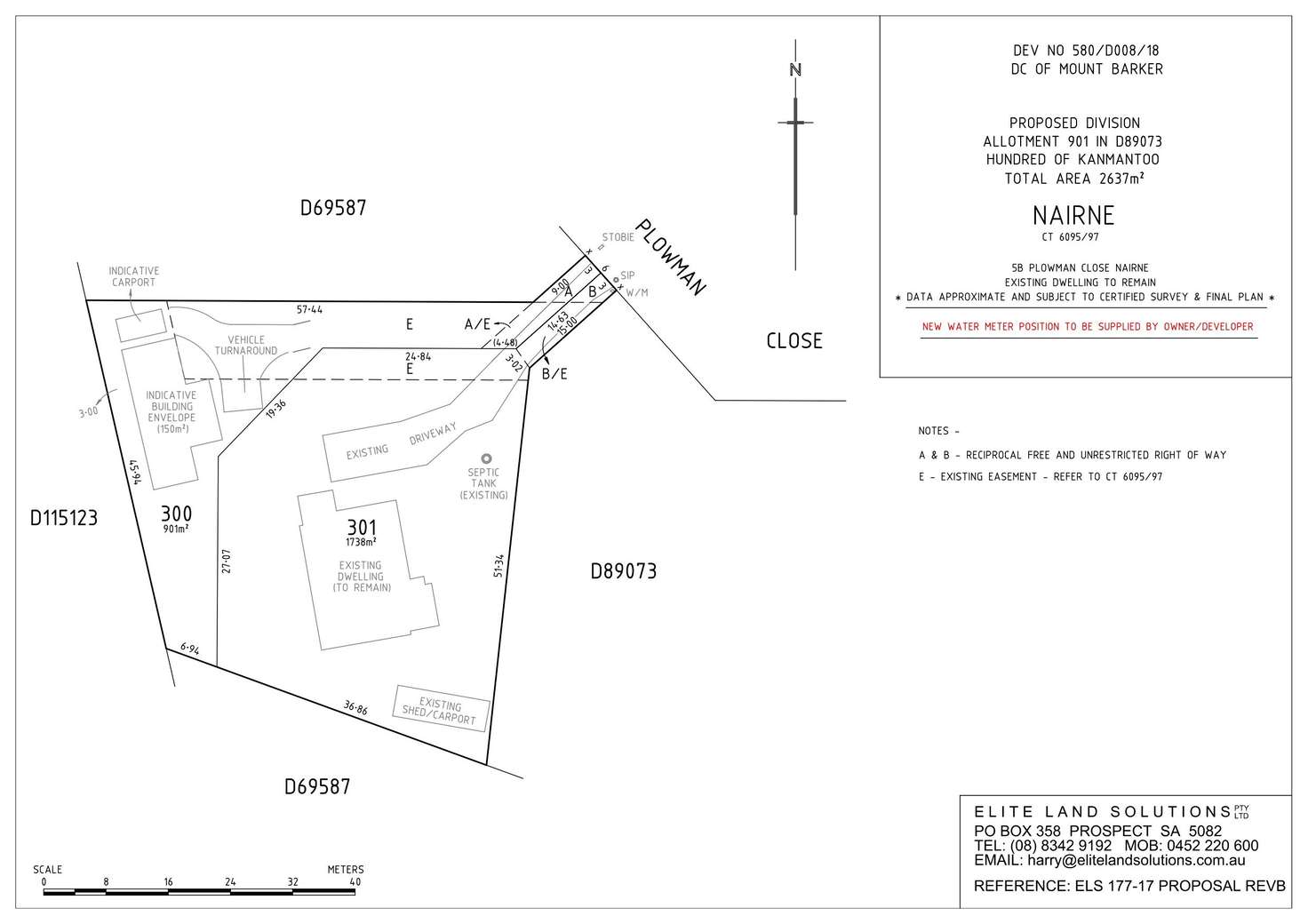 Floorplan of Homely residentialLand listing, LOT 300 Plowman Close, Nairne SA 5252