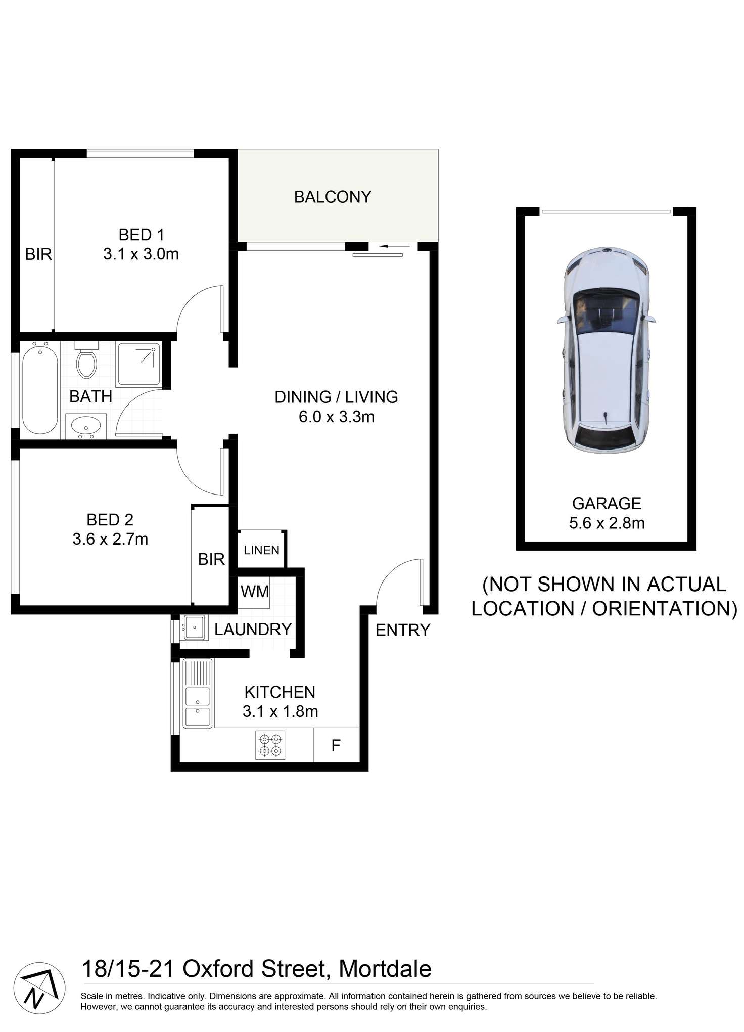 Floorplan of Homely unit listing, 18/15-21 Oxford Street, Mortdale NSW 2223