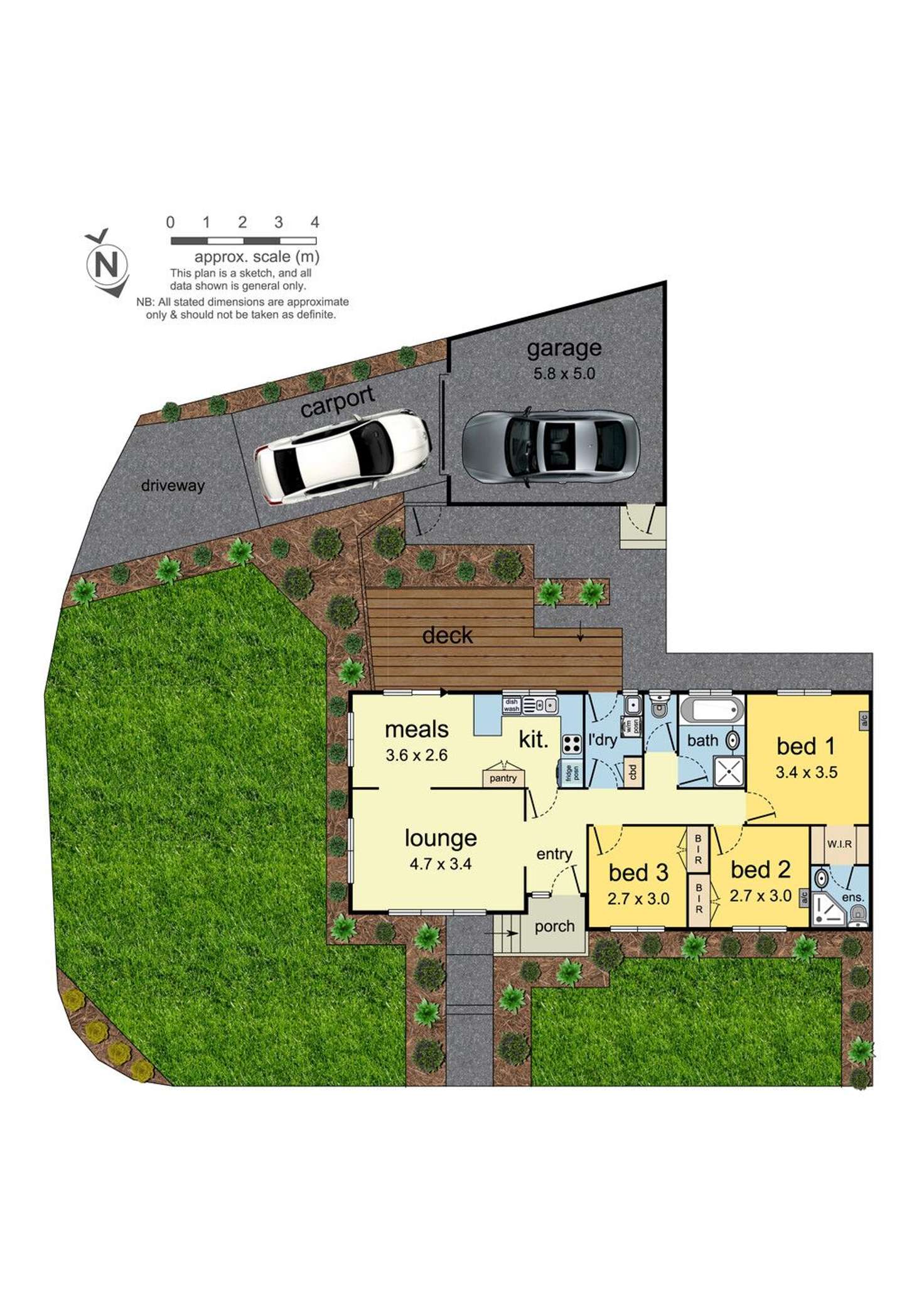 Floorplan of Homely house listing, 6 Mallee Court, Mulgrave VIC 3170