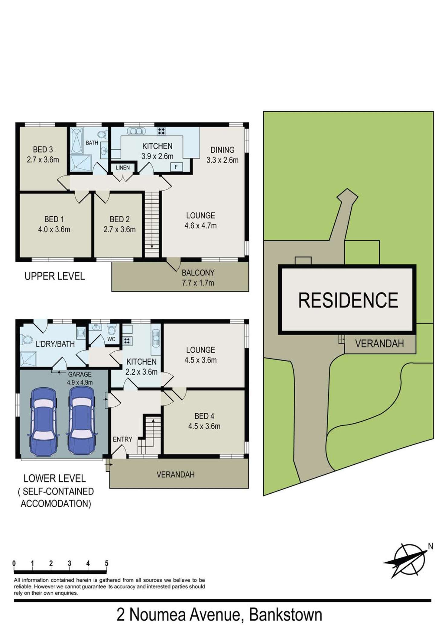 Floorplan of Homely house listing, 2 Noumea Avenue, Bankstown NSW 2200